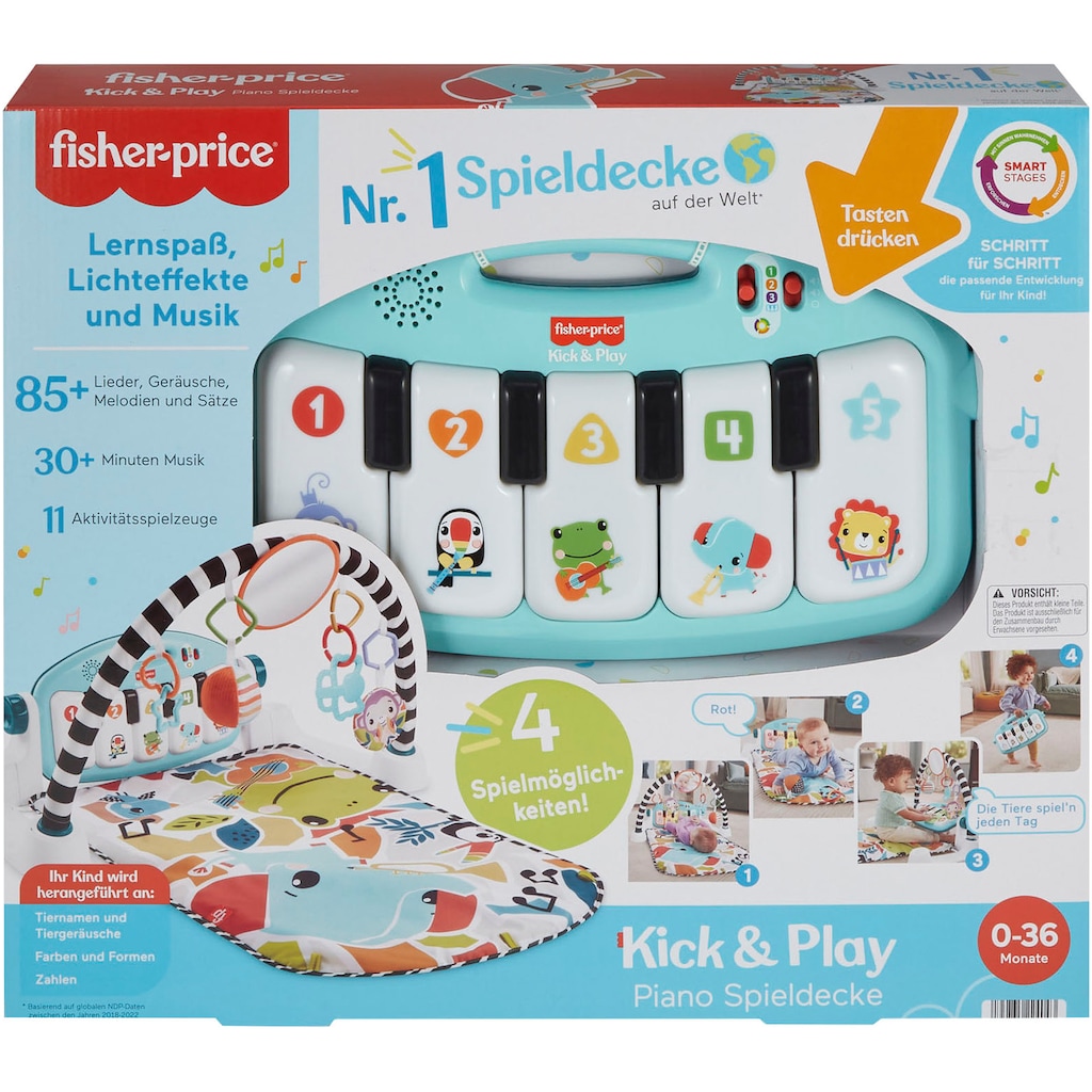 Fisher-Price® Spielbogen »Klick & Play, Piano Spieldecke«