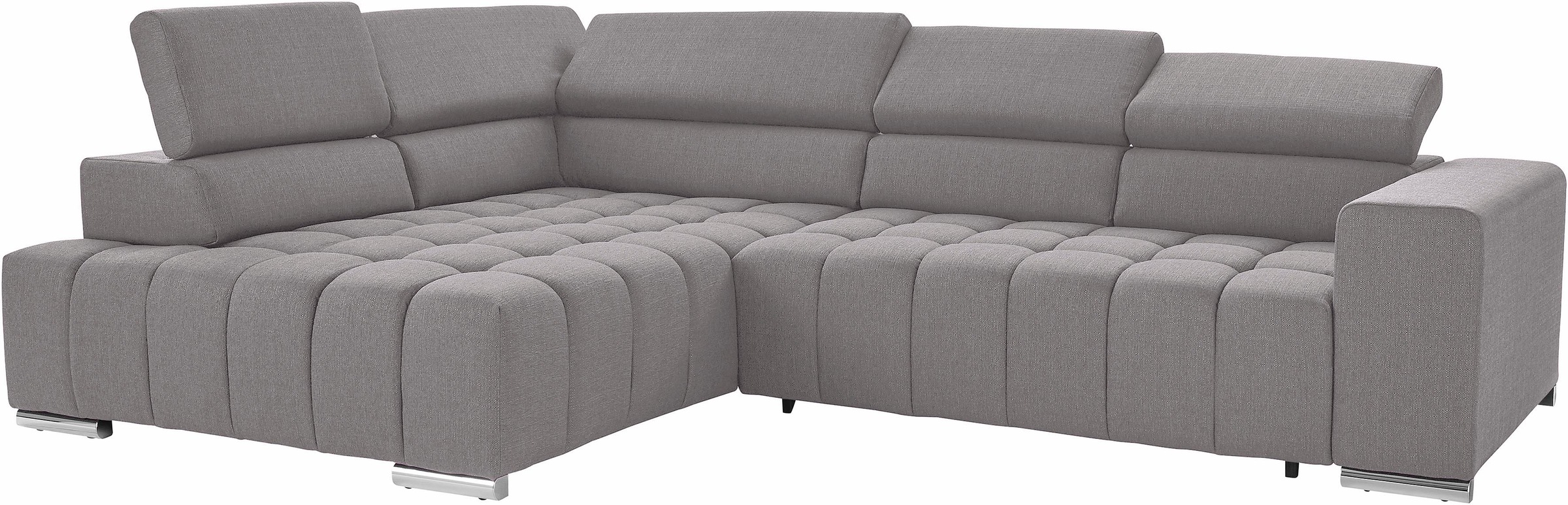 exxpo - sofa fashion Ecksofa »Elias, aktuelle Kreuzsteppung im Sitz, bequem günstig online kaufen