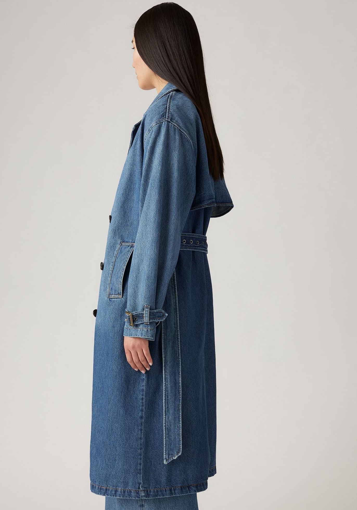 Levi's® Trenchcoat »SPADE TRENCH«, mit Gürtelschlaufen