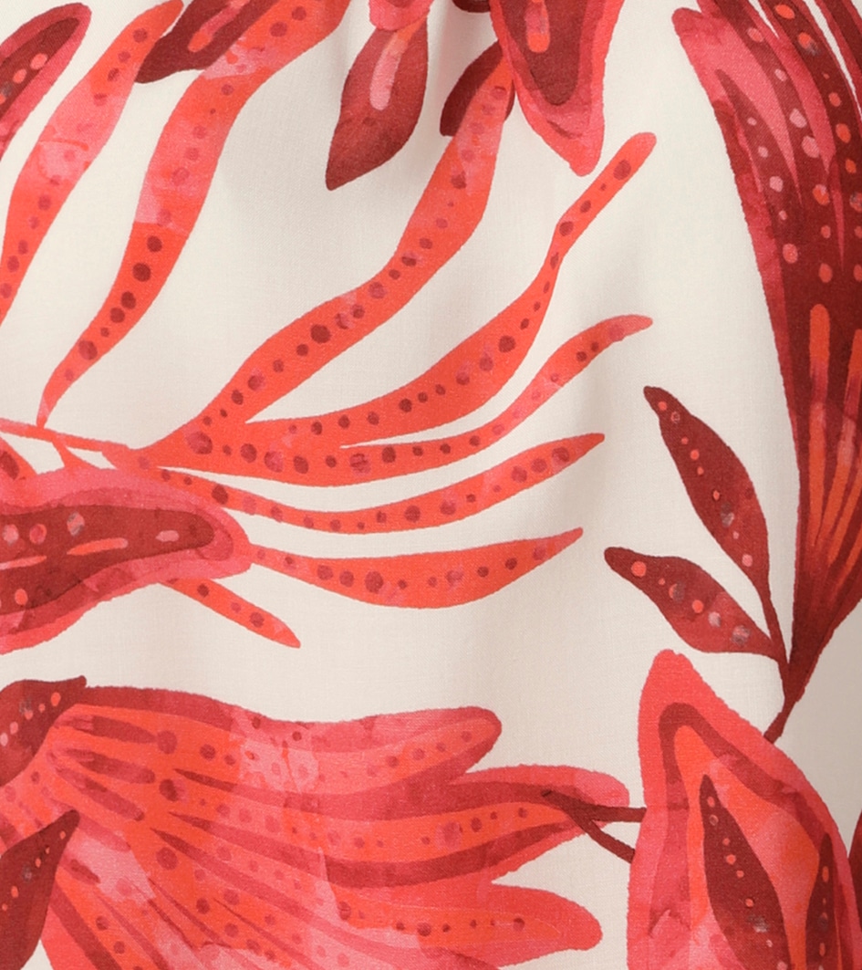 Aniston CASUAL Blusentop mit großflächigen Blättern bedruckt - NEUE KOLLEKTION