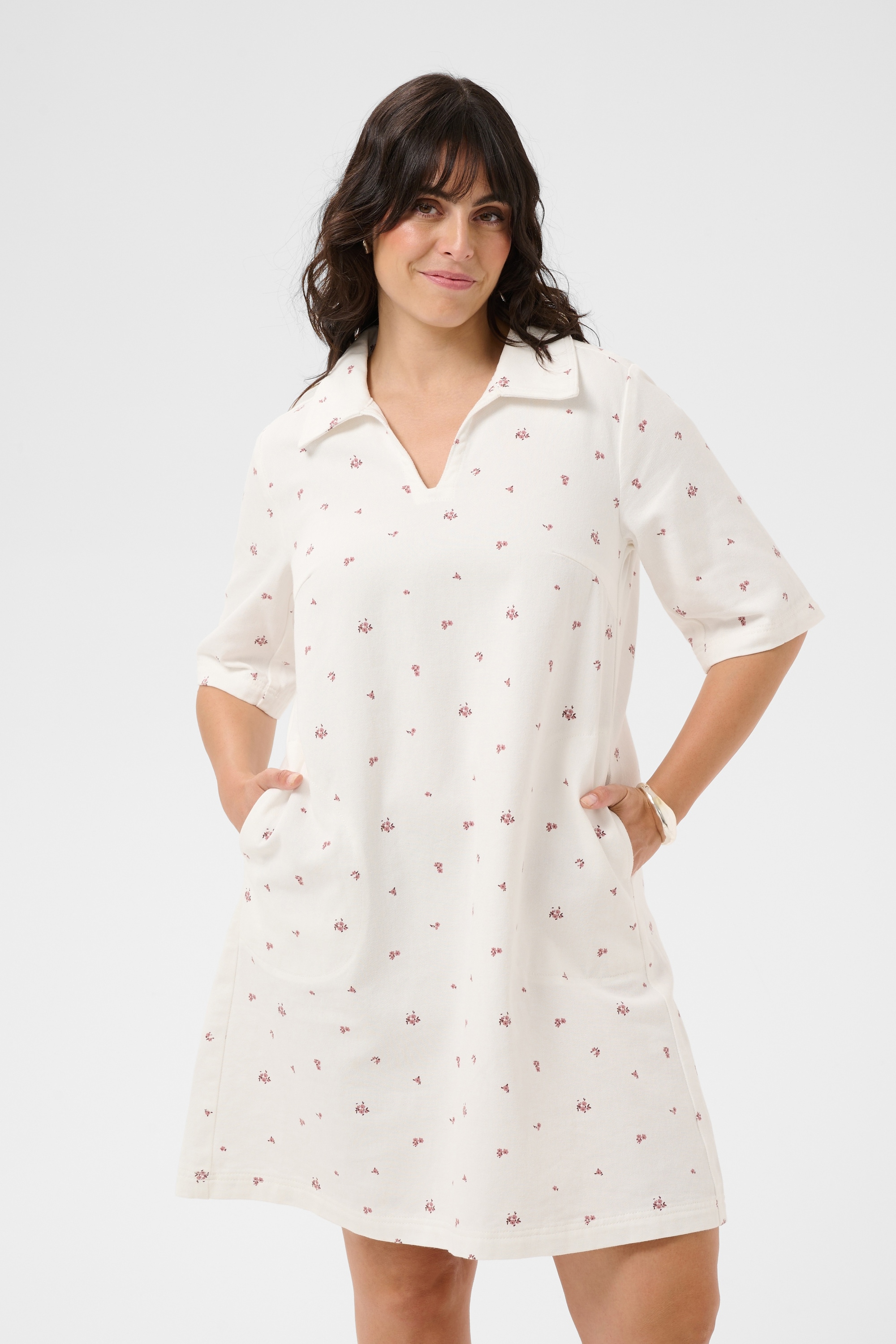 KAFFE Curve Jeanskleid »Damen Denimkleid KCflorina«