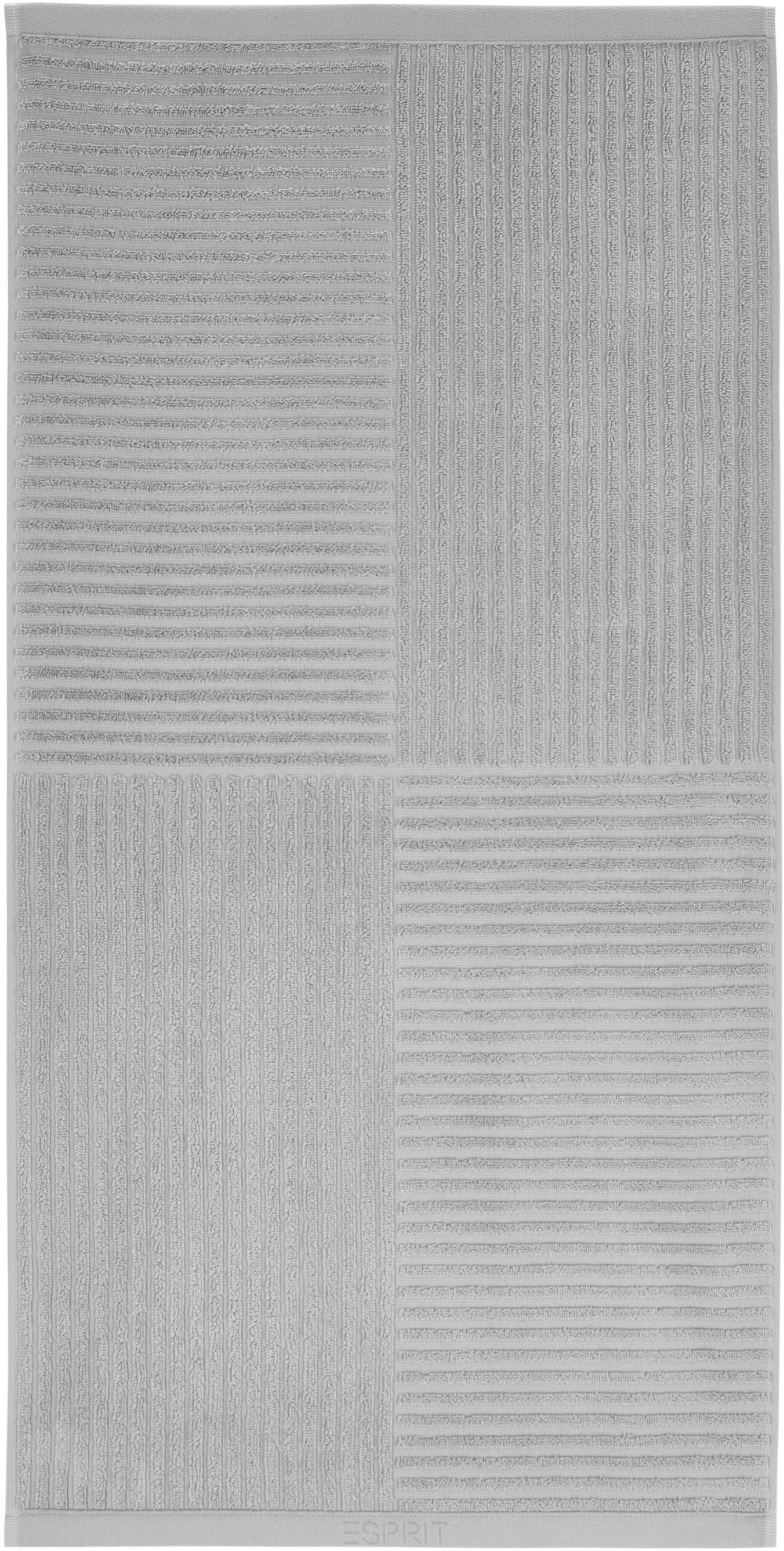Esprit Handtuch »Modern Lines« mit Hoch-Tief Linienstruktur günstig online kaufen