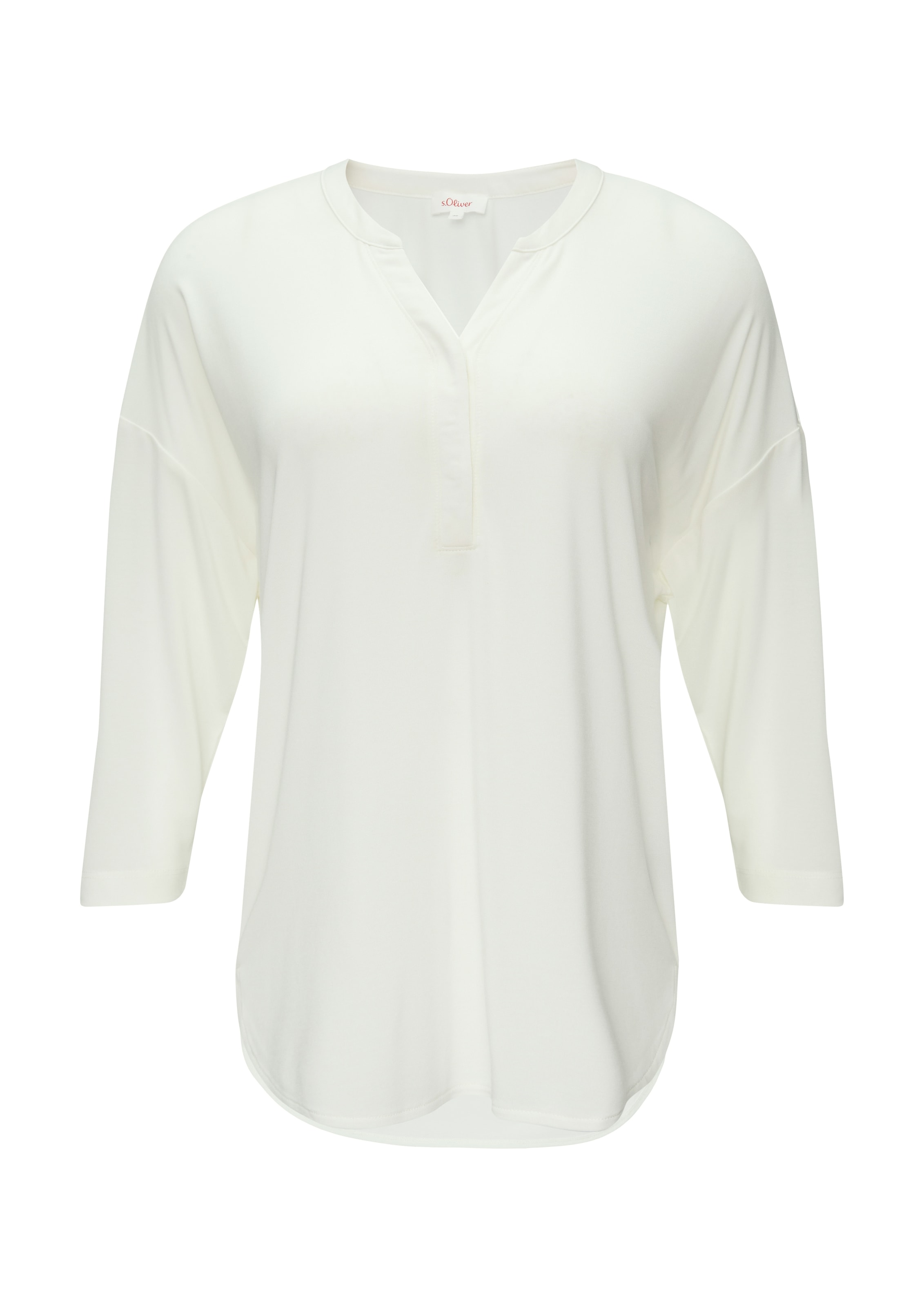 s.Oliver 3/4-Arm-Shirt, mit V-Ausschnitt