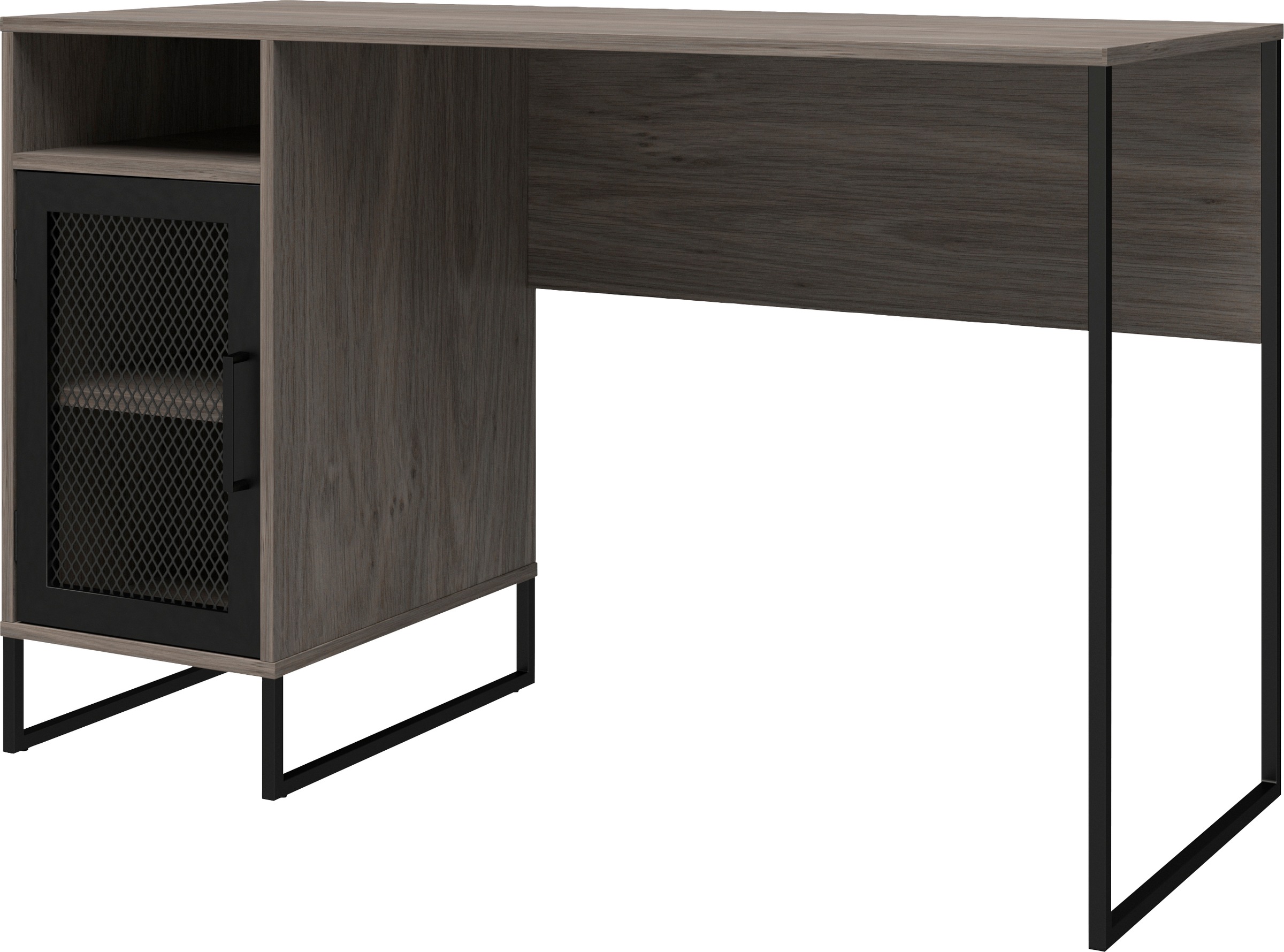 Dorel Home Schreibtisch »Purdue«, (1 St.), Tür mit Magnetverschluß, Gestell aus Metall, Höhe 76,5 cm