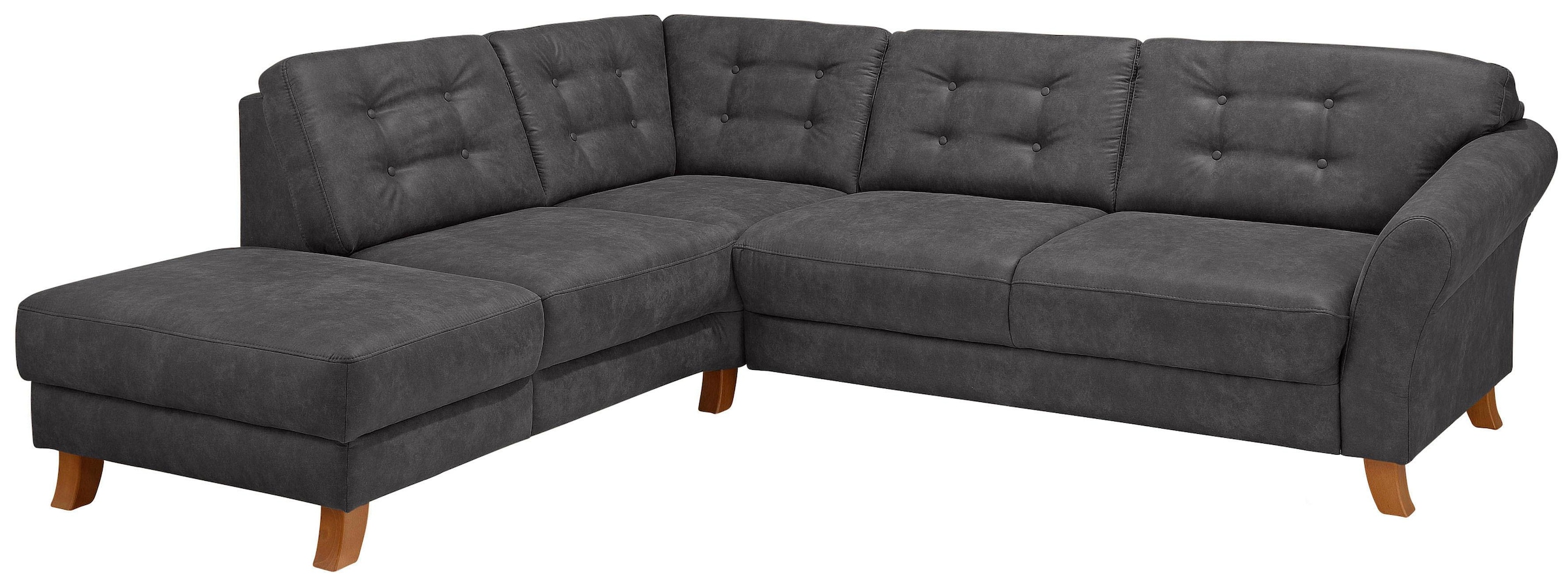 Home affaire Ecksofa »Trondheim L-Form«, mit Federkern
