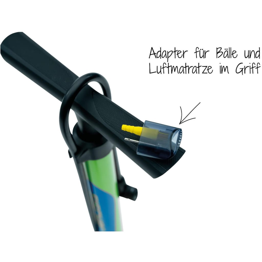 FISCHER Fahrrad Standpumpe »Plus Volume«