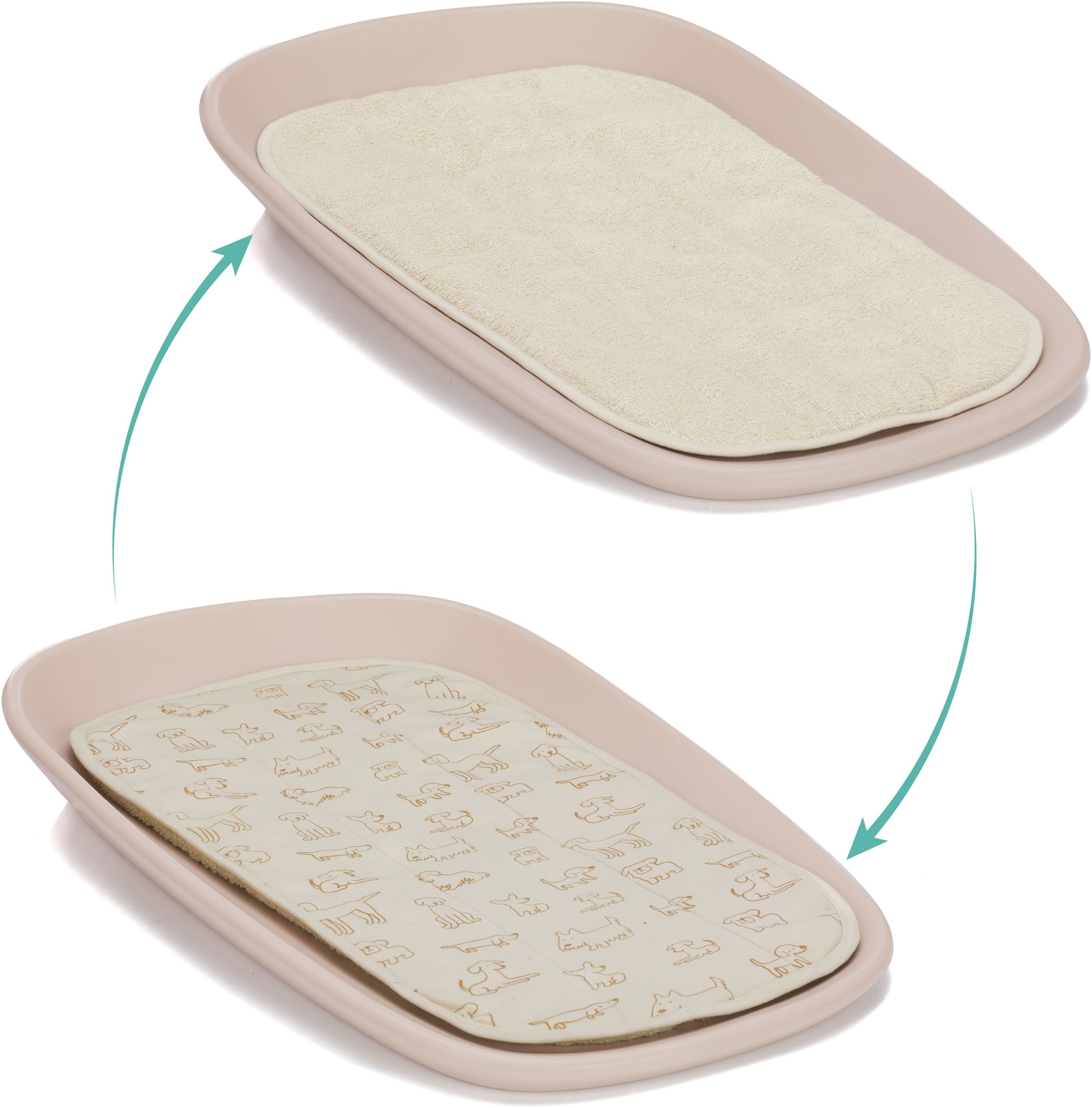 Fillikid Wickelauflage für Wickelmulde Soft Care