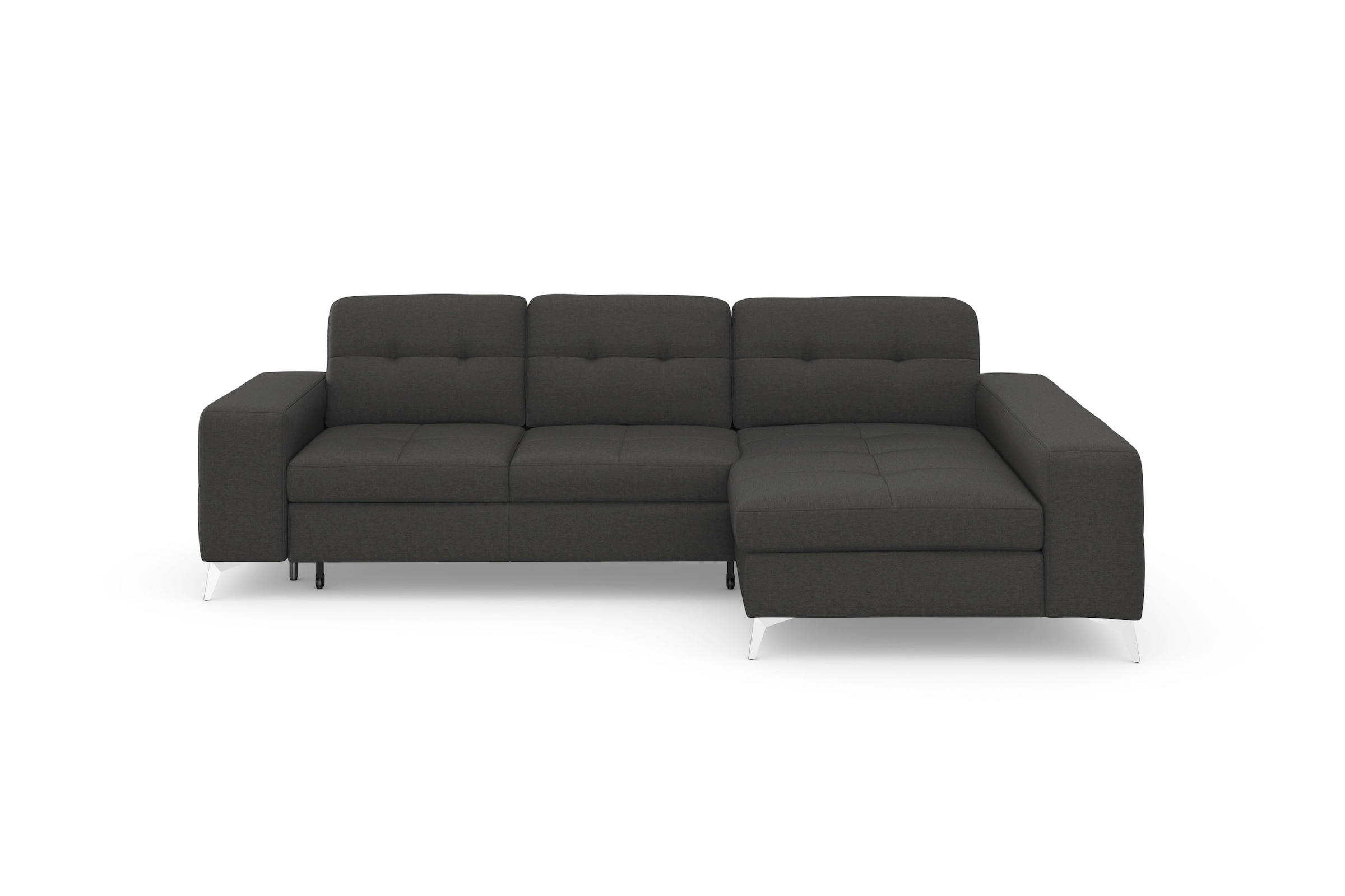 sit&more Ecksofa »Baviene L-Form«, inklusive Sitztiefenverstellung und Federkern, wahlweise Bettfunktion