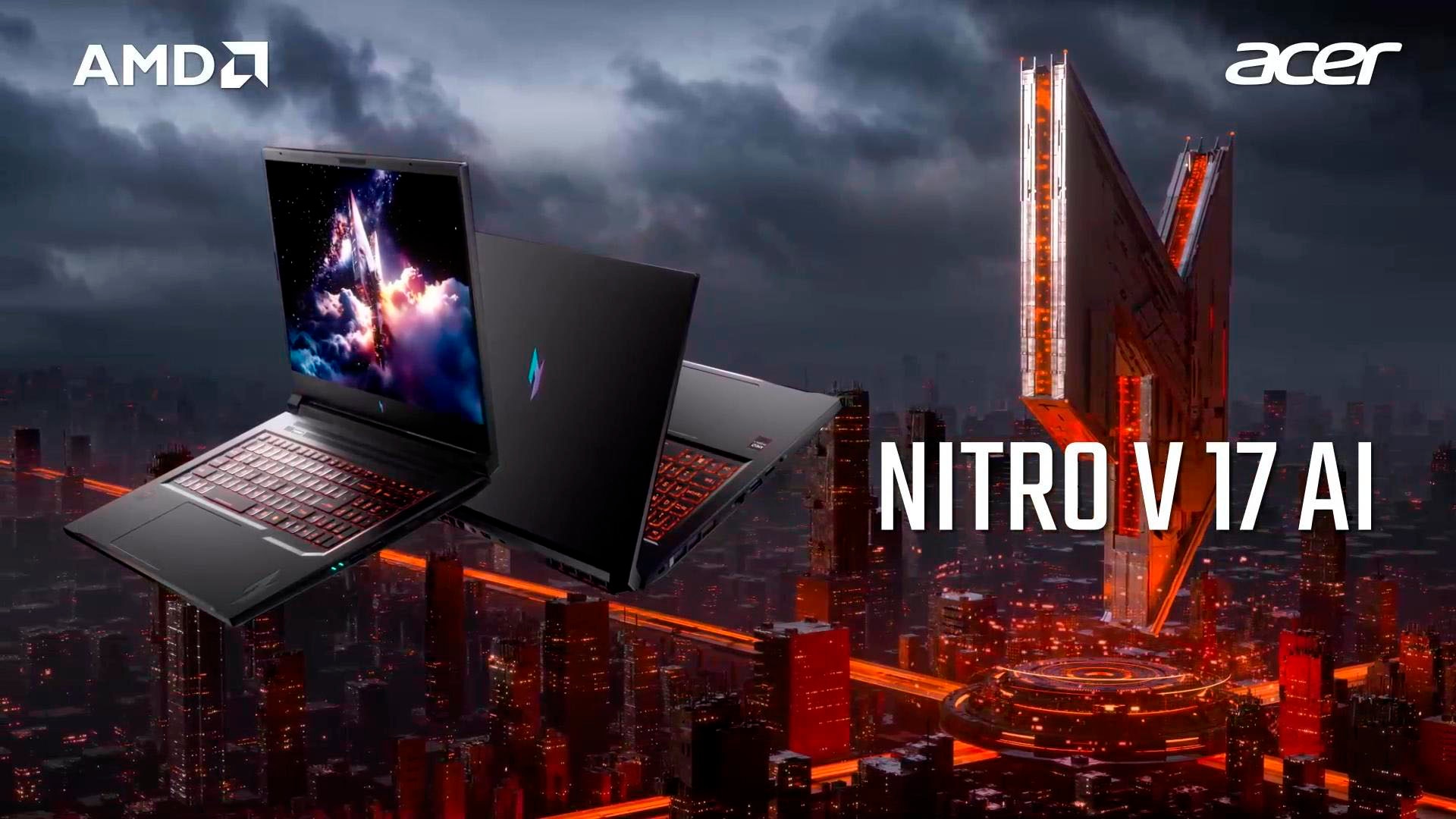 Acer Gaming-Notebook »ANV17-41 RTX 5050/5060/5070«, 43,94 cm, / 17,3 Zoll, AMD, Ryzen 7, GeForce RTX 5060, 512 GB SSD