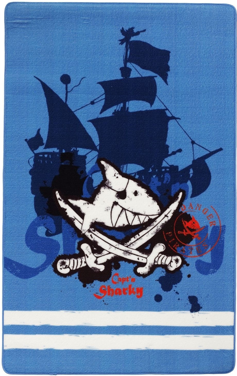 Capt`n Sharky Kinderteppich »SH-305«, rechteckig, 2 mm Höhe, Spielteppich, Kinderzimmer