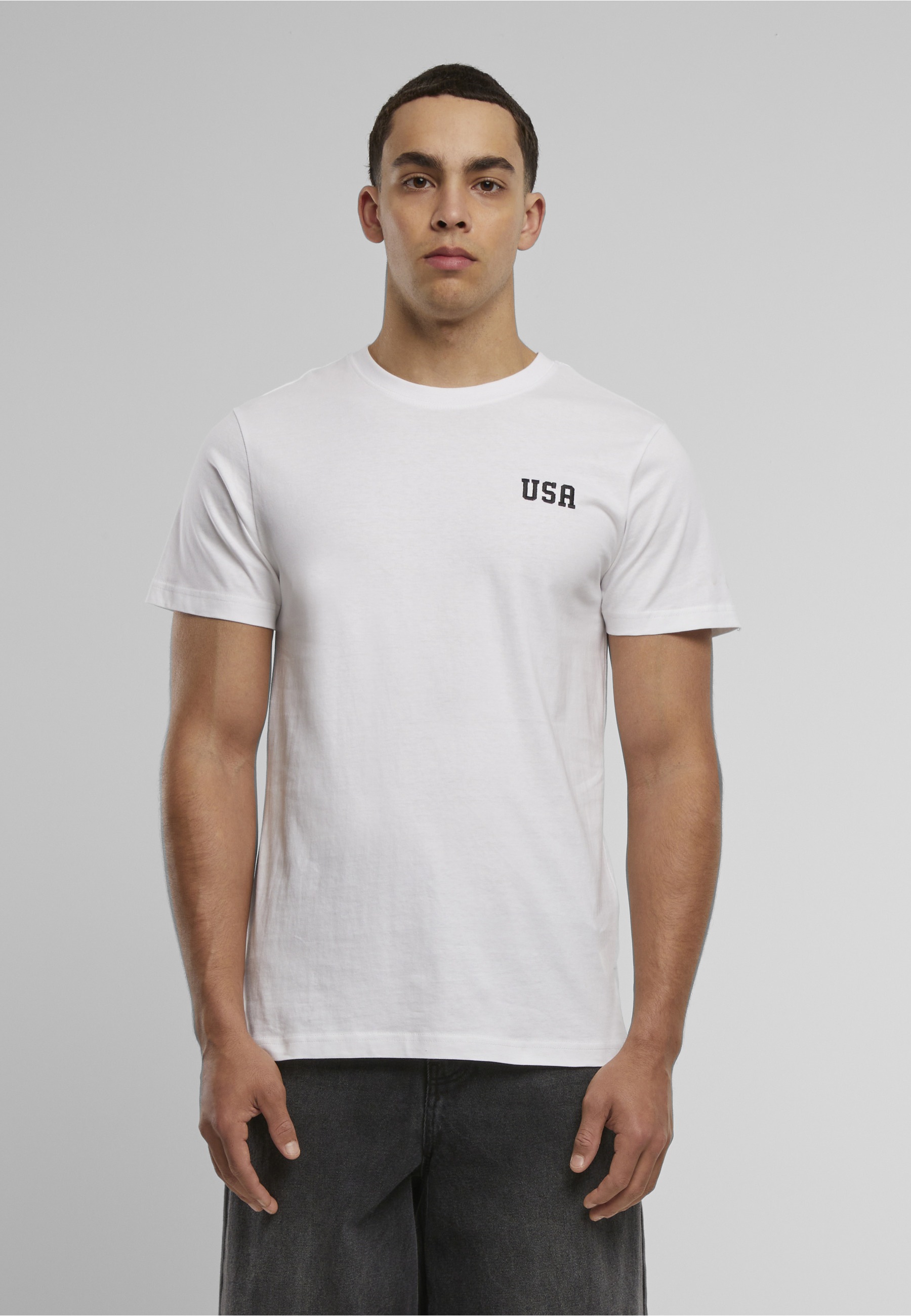MisterTee T-Shirt »MisterTee USA EMB Tee« 1 Stk.