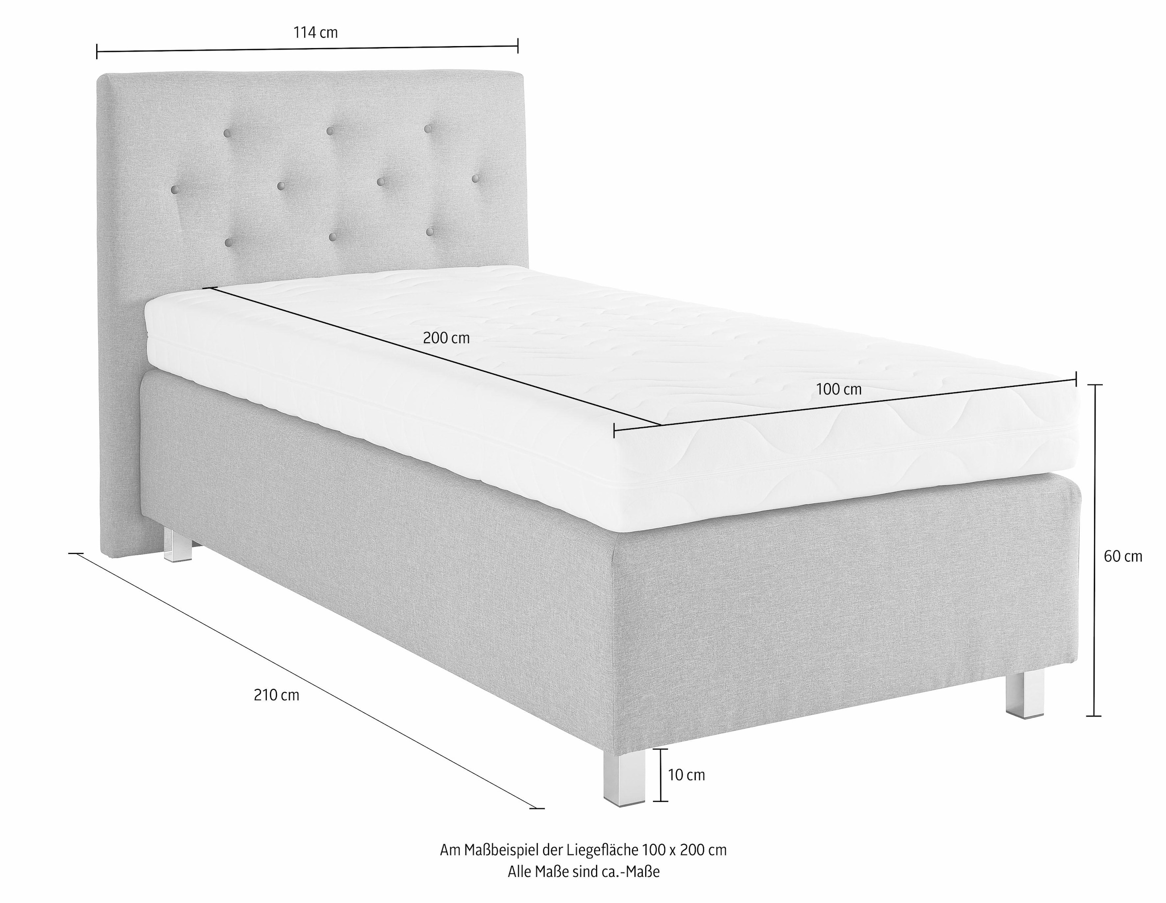 Westfalia Schlafkomfort Boxspringbett in diversen Ausführungen