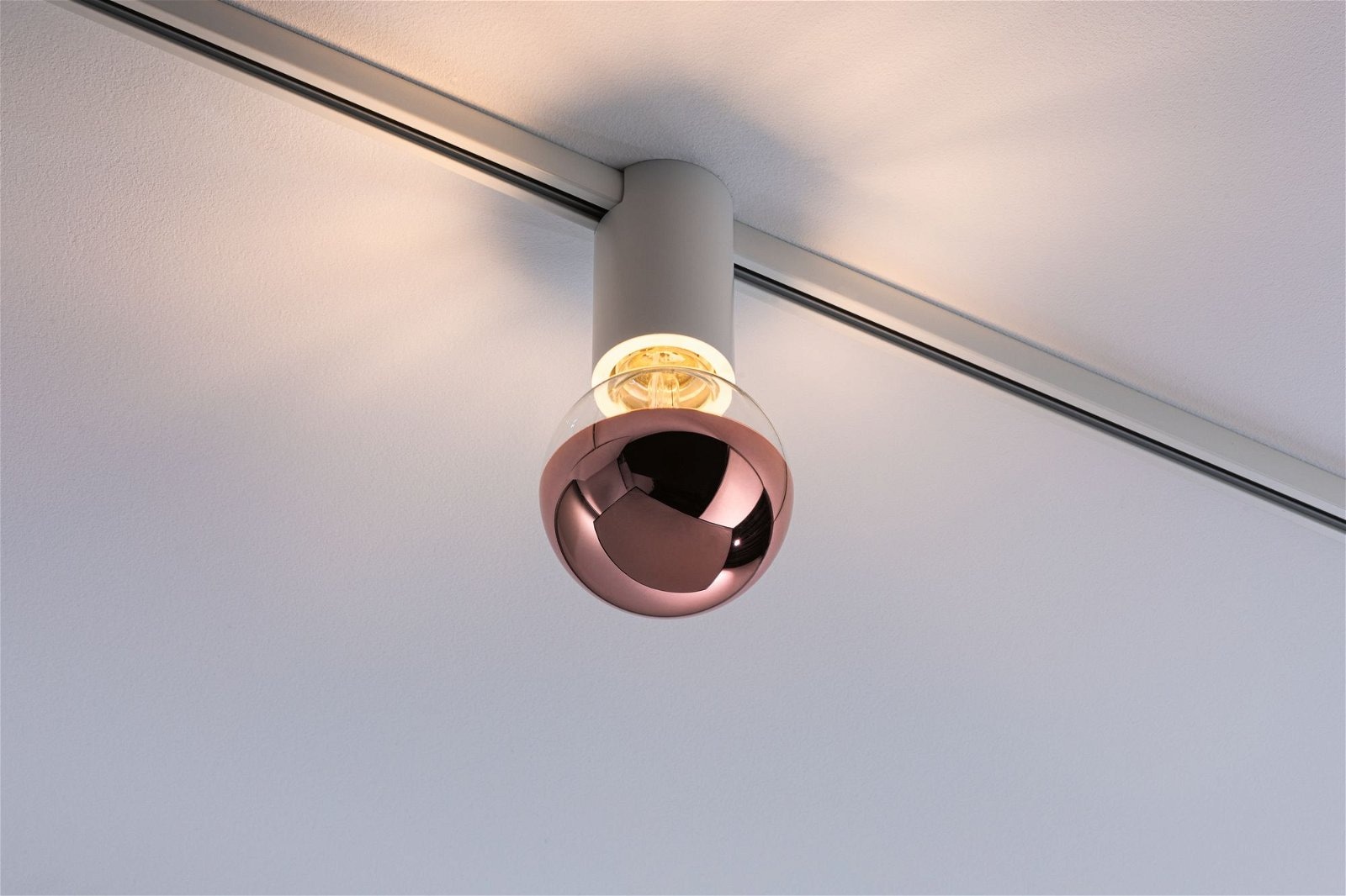 Paulmann Schienensystem-Leuchten »URail Schienenspot Socket Einzelspot E27 max. 20W 230V«, dimmbar