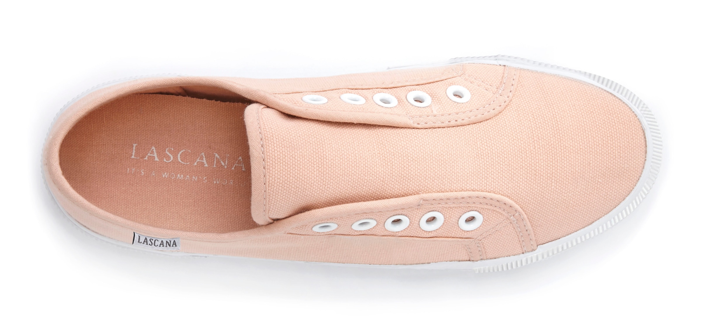 LASCANA Sneaker, Slipper, Halbschuh, Slip-On-Sneaker bequem zum Reinschlüpfen, Slip-Ons