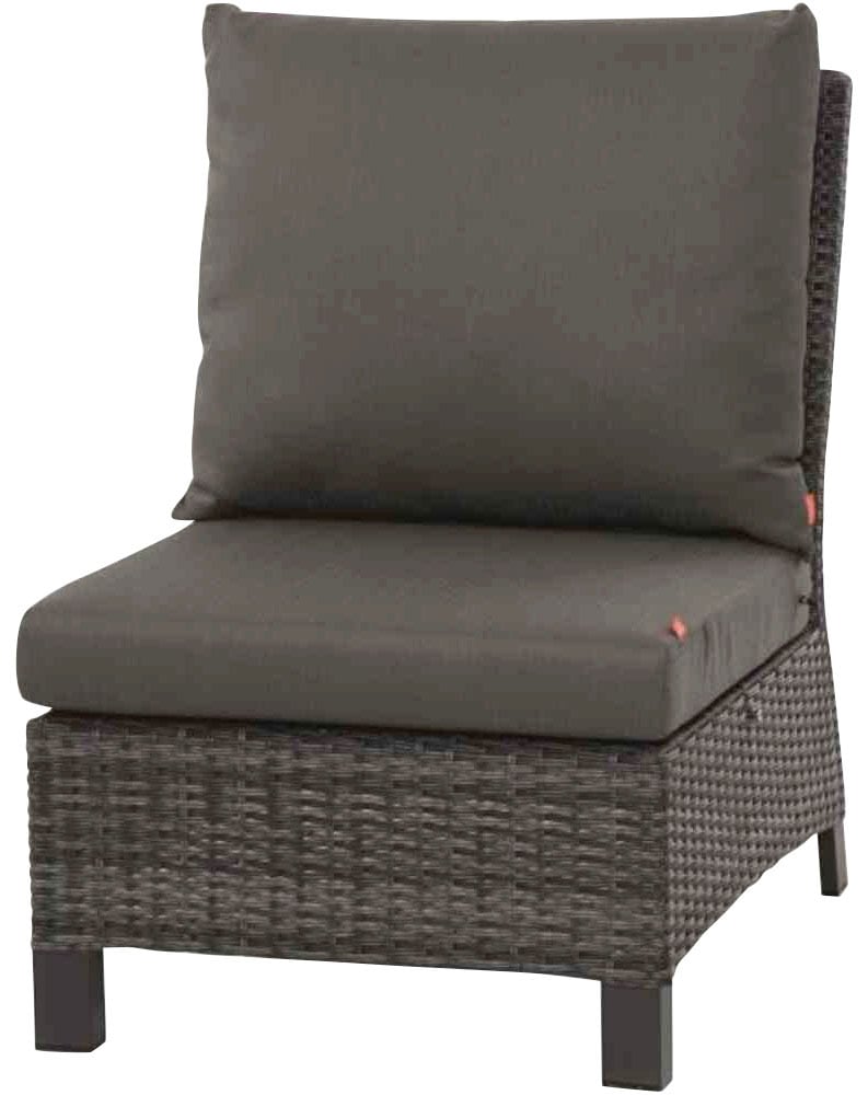 Siena Garden Gartenlounge-Set »Taranto Eckset«, Alu, matt-anthrazit, inkl. Kissen
