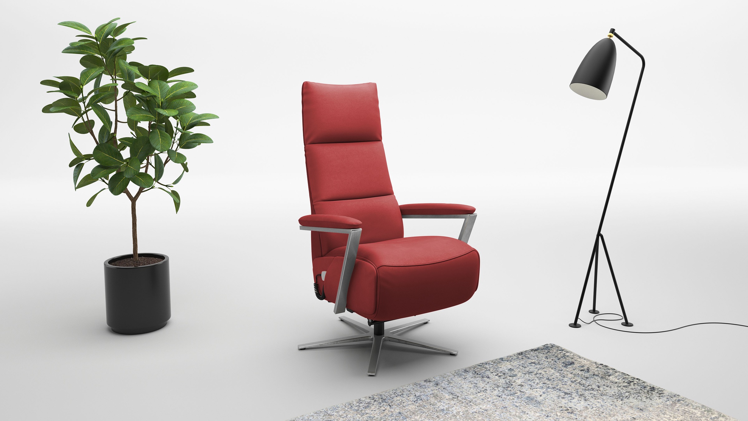 sit&more TV-Sessel »Vario Comfort, inkl. Kopfteilverstellung & 360 Grad Dre günstig online kaufen