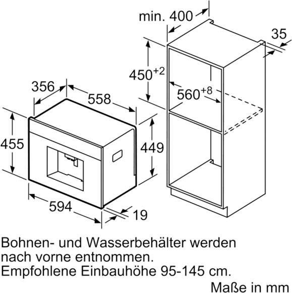 8. Bild von SIEMENS Einbau-Kaffeevollautomat »CT636LES6«