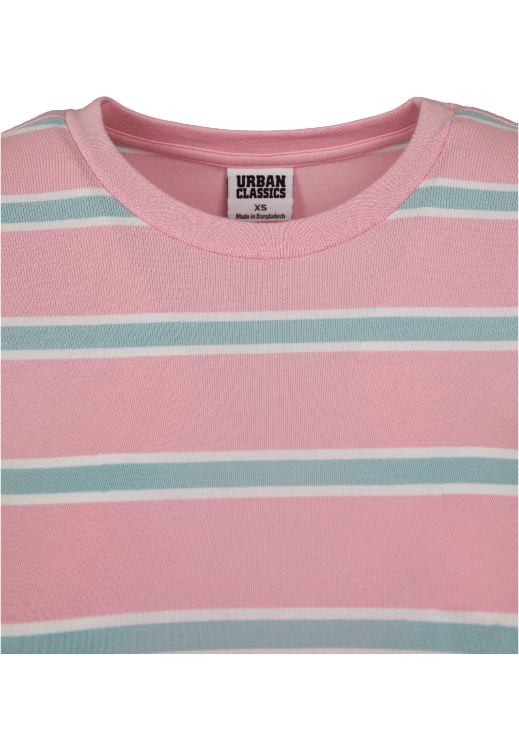 URBAN CLASSICS T-Shirt »Urban Classics Damen Ladies Stripe Cropped Tee« 1 Stk.