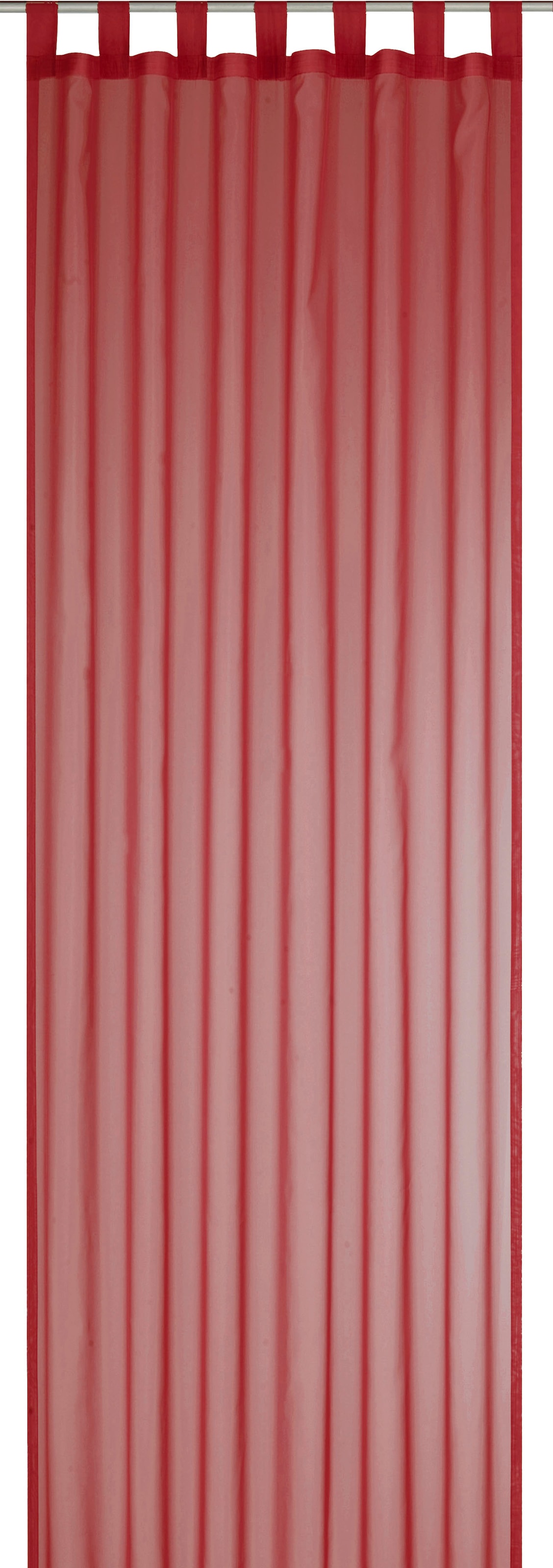 ELBERSDRUCKE Gardine »Sevilla«, (1 für online kaufen Kräuselband Wohnzimmer, cm mit 300x140 Schlaufenschal St.), transparent