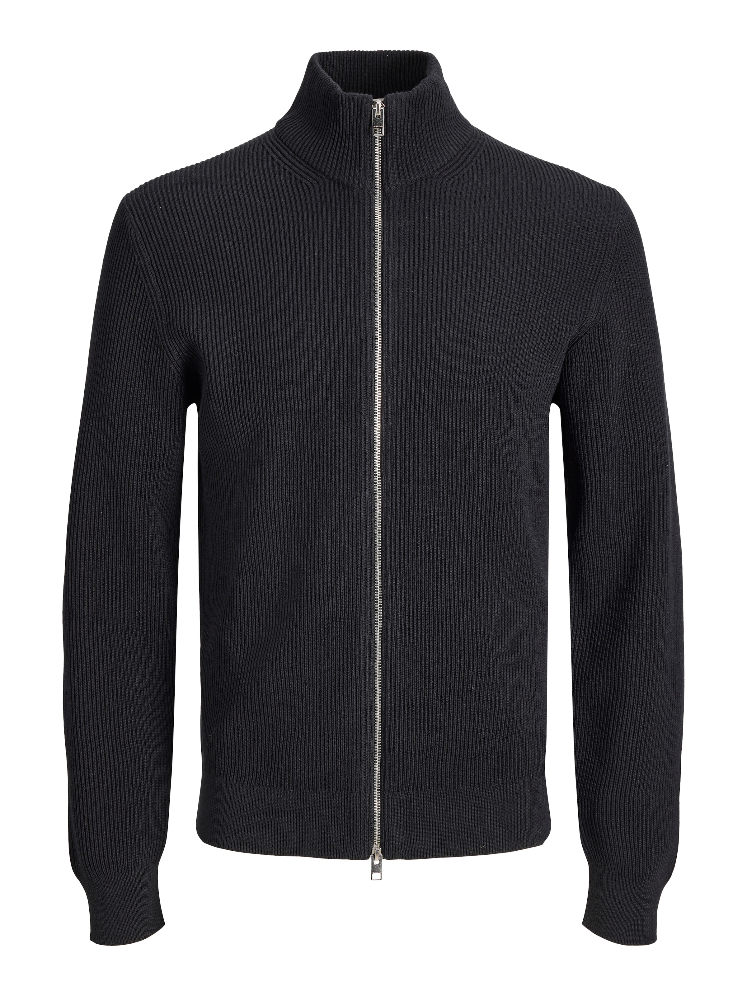 Jack & Jones PlusSize Strickjacke »JJEPERFECT KNIT FULL ZIP CARDIGAN SN PLS« Baumwollmischung, mit Stehkragen