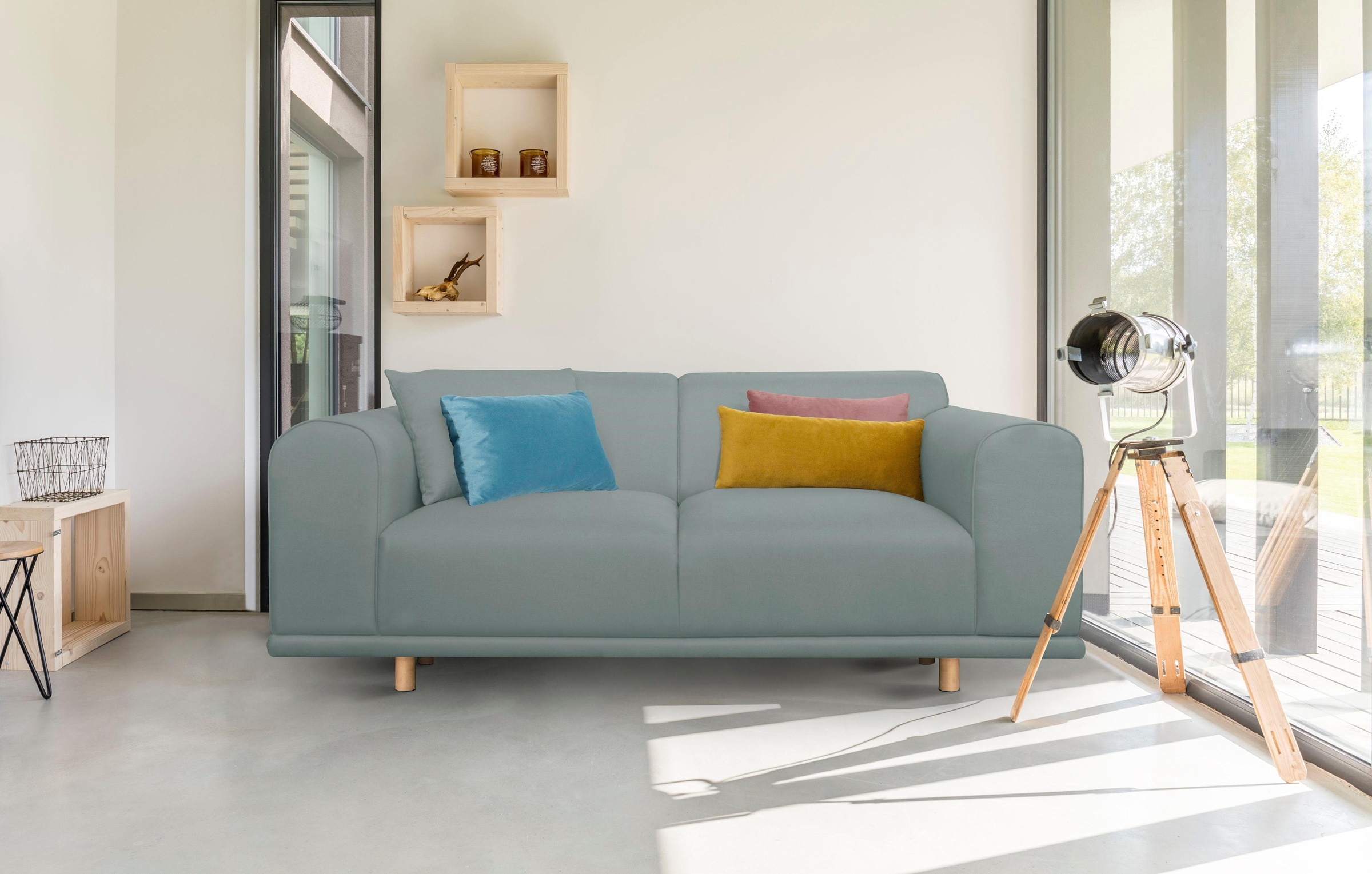 OTTO home 2-Sitzer »Maroon« in skandinavischem Design, mit losen Kissen günstig online kaufen