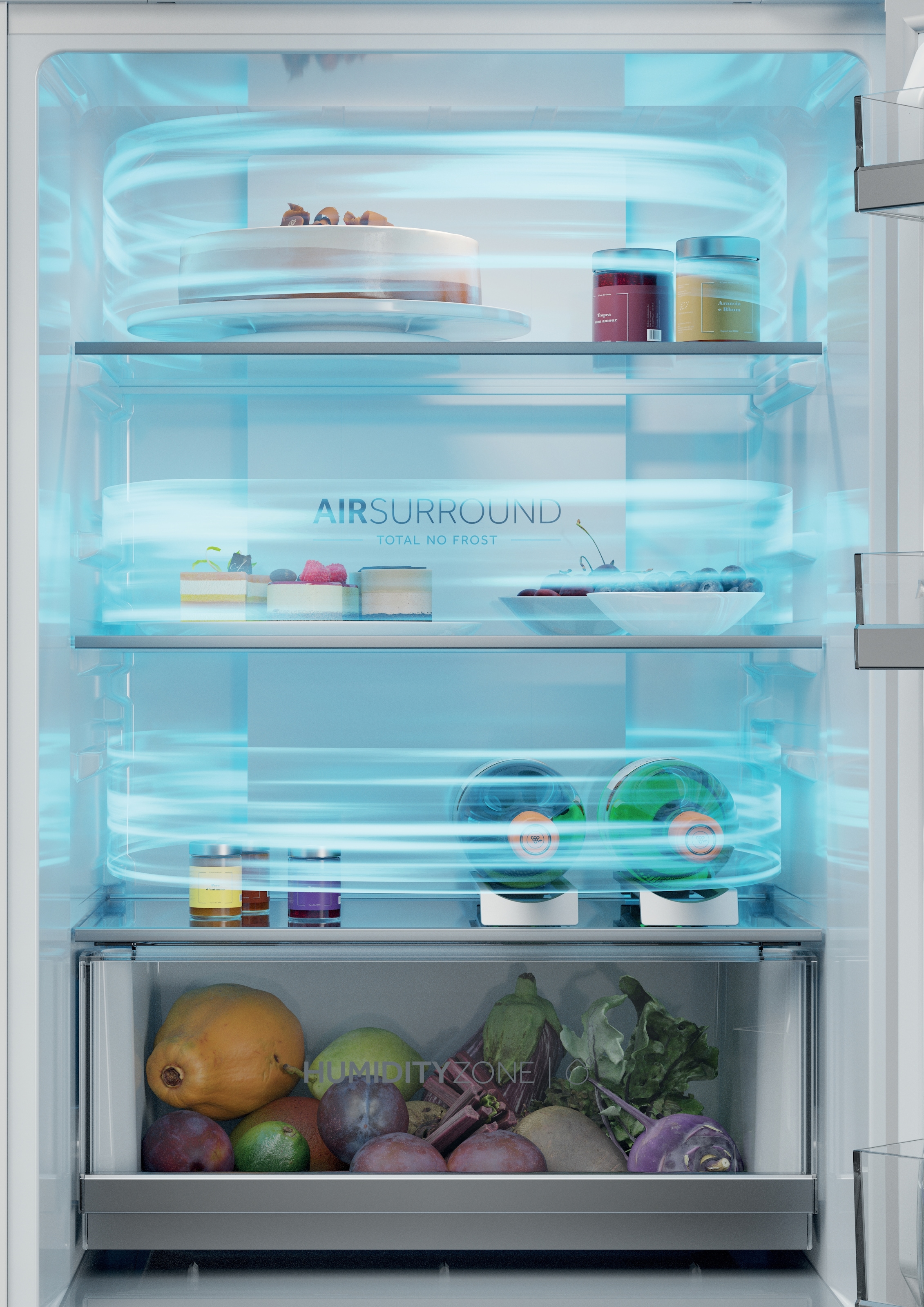 Haier Einbaukühlgefrierkombination »HBQW5518E« 177,2 cm hoch 54 cm breit