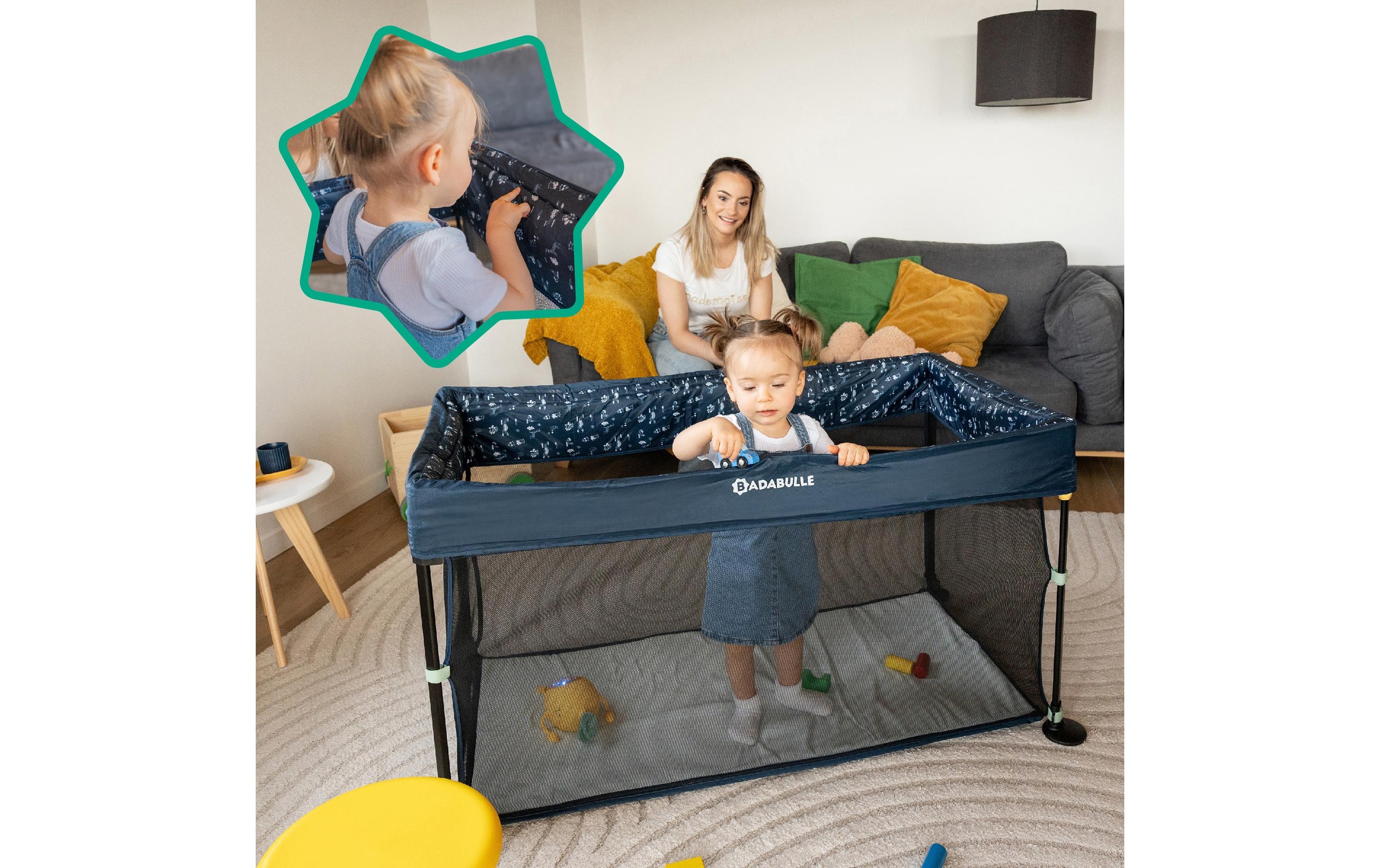 badabulle Baby-Reisebett »Easy Clip«