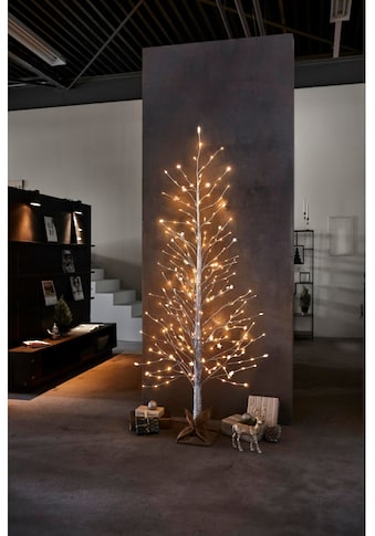 Schneider LED Baum »Fabienne«, Warmweiß, 306-flammig, im Silber-Glitter-Look kaufen