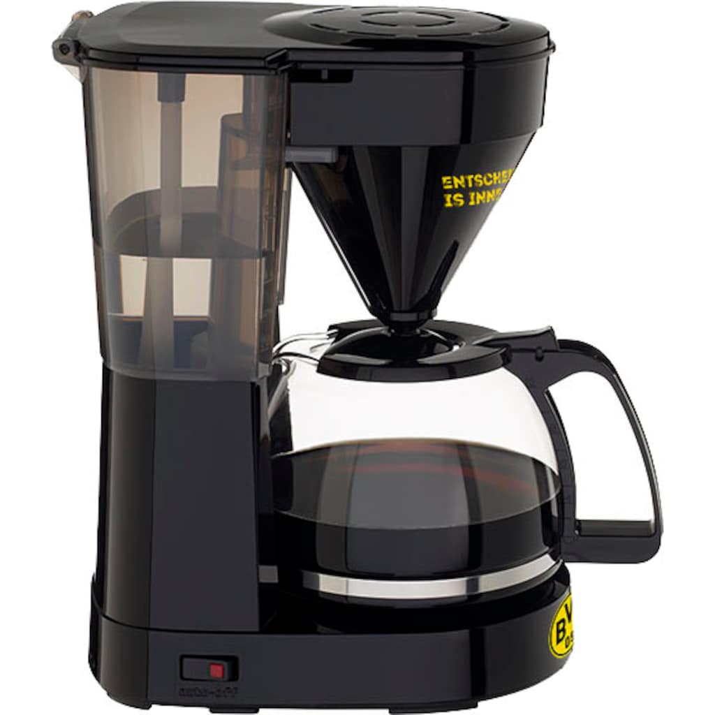 Melitta Filterkaffeemaschine »Easy BVB-Edition«, 1,25 l Kaffeekanne, Korbfilter, 1x4