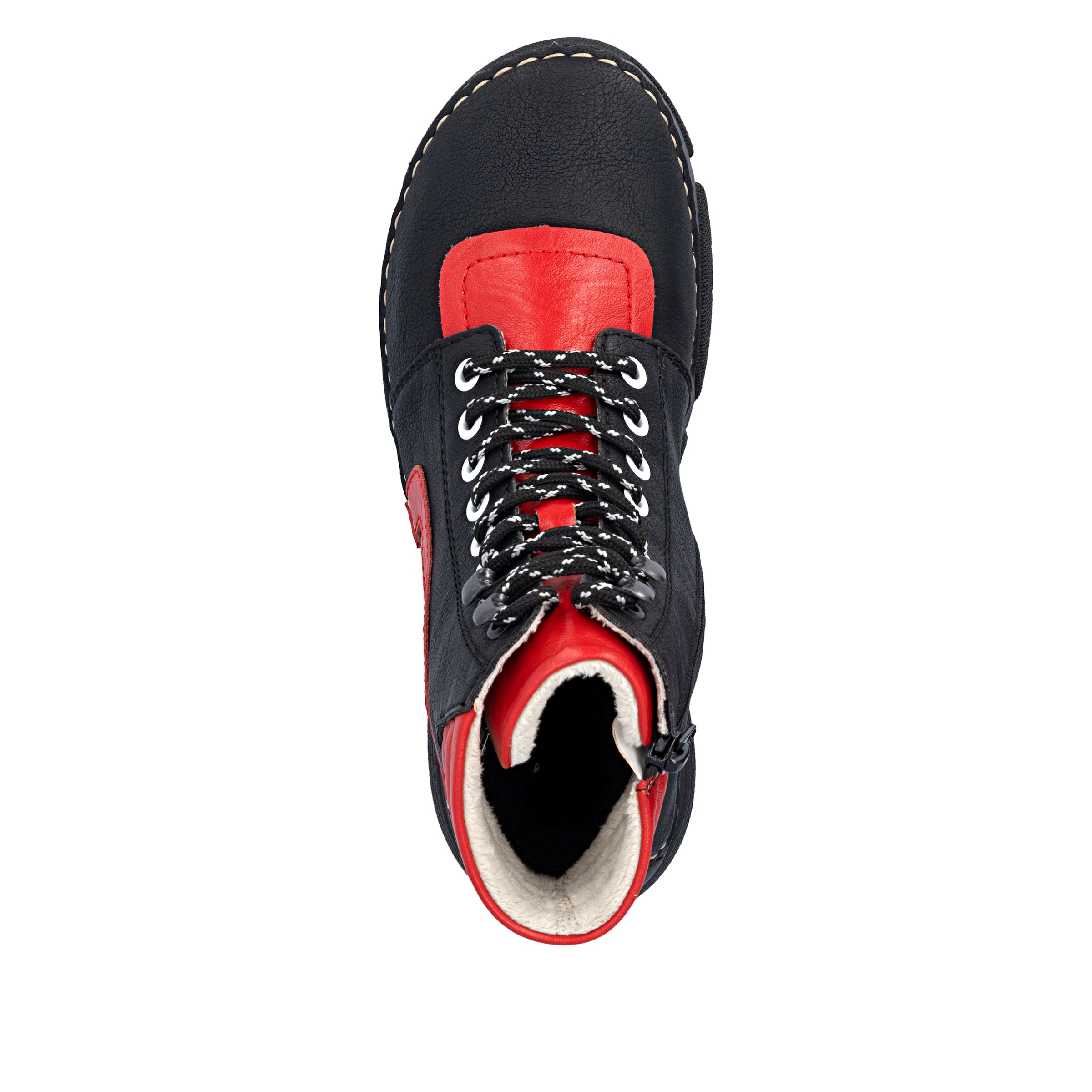Rieker Sneakerboots  Schnürboots, Schnürstiefelette mit zusätzlichem Innenreißverschluss