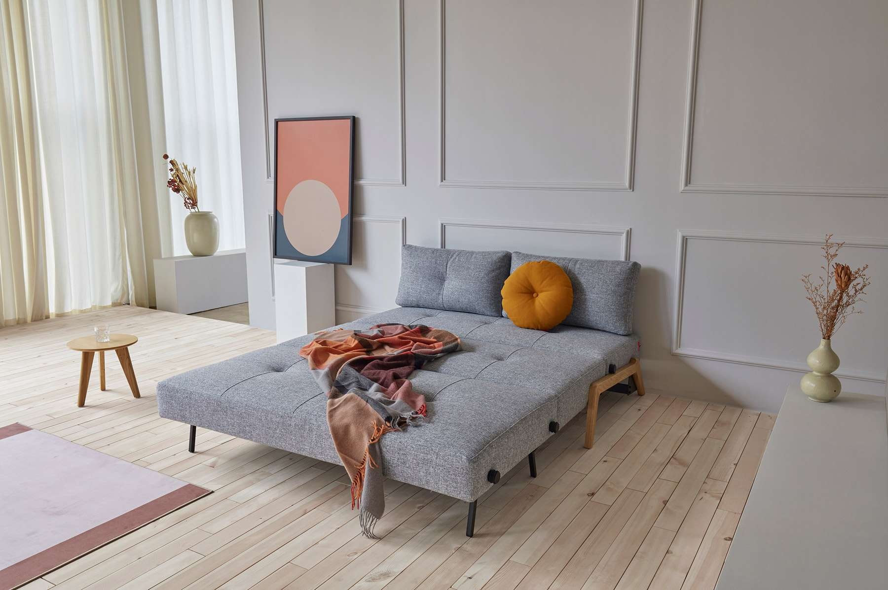 INNOVATION LIVING ™ Schlafsofa »Cubed Klappsofa, hochwertige Schlaffunktion, Design und extra Komfort«, Frontauszug, sehr platzsparend, abgewinkelt Sitzen, waagerecht liegen