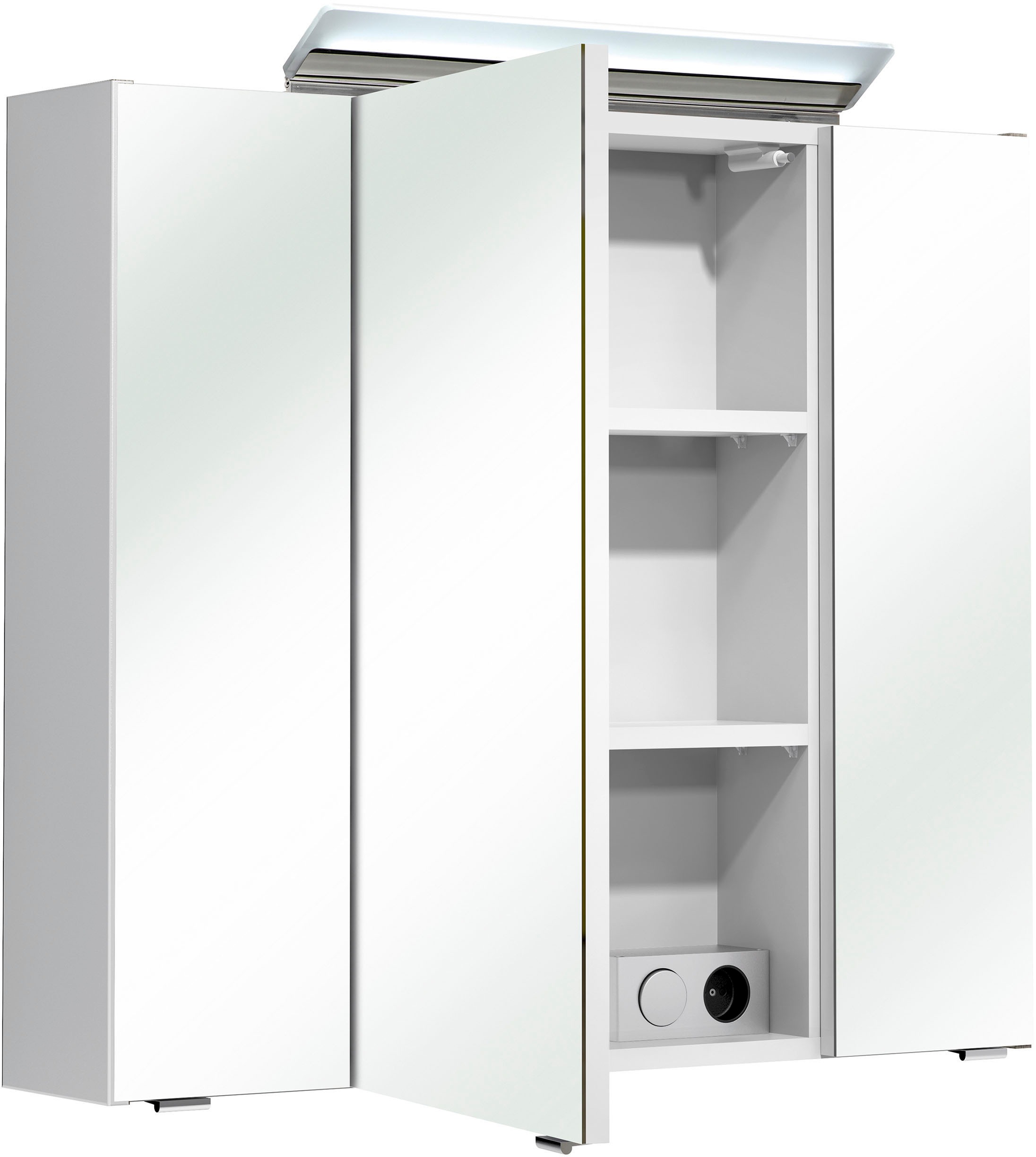 Saphir Badmöbel-Set »Quickset 341 3-teilig, Keramik-Waschtisch und LED-Spie günstig online kaufen