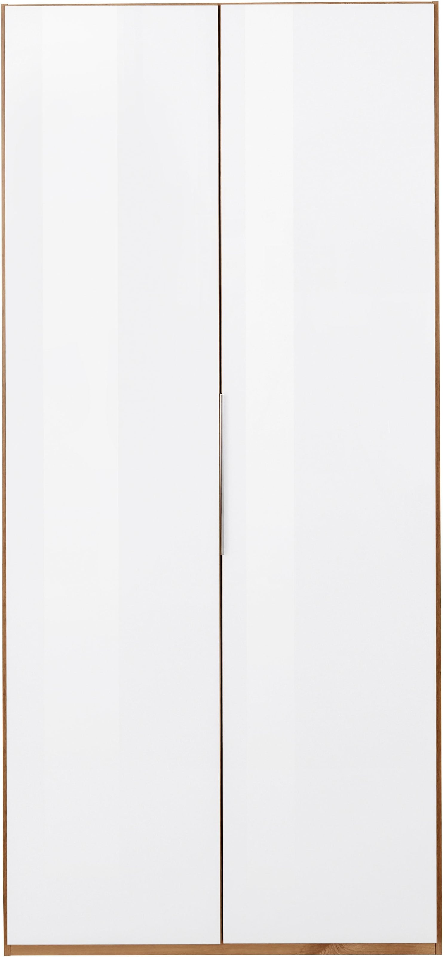 Wimex Kleiderschrank »Level by fresh to go«, Türen vollflächig mit farbigem Glas