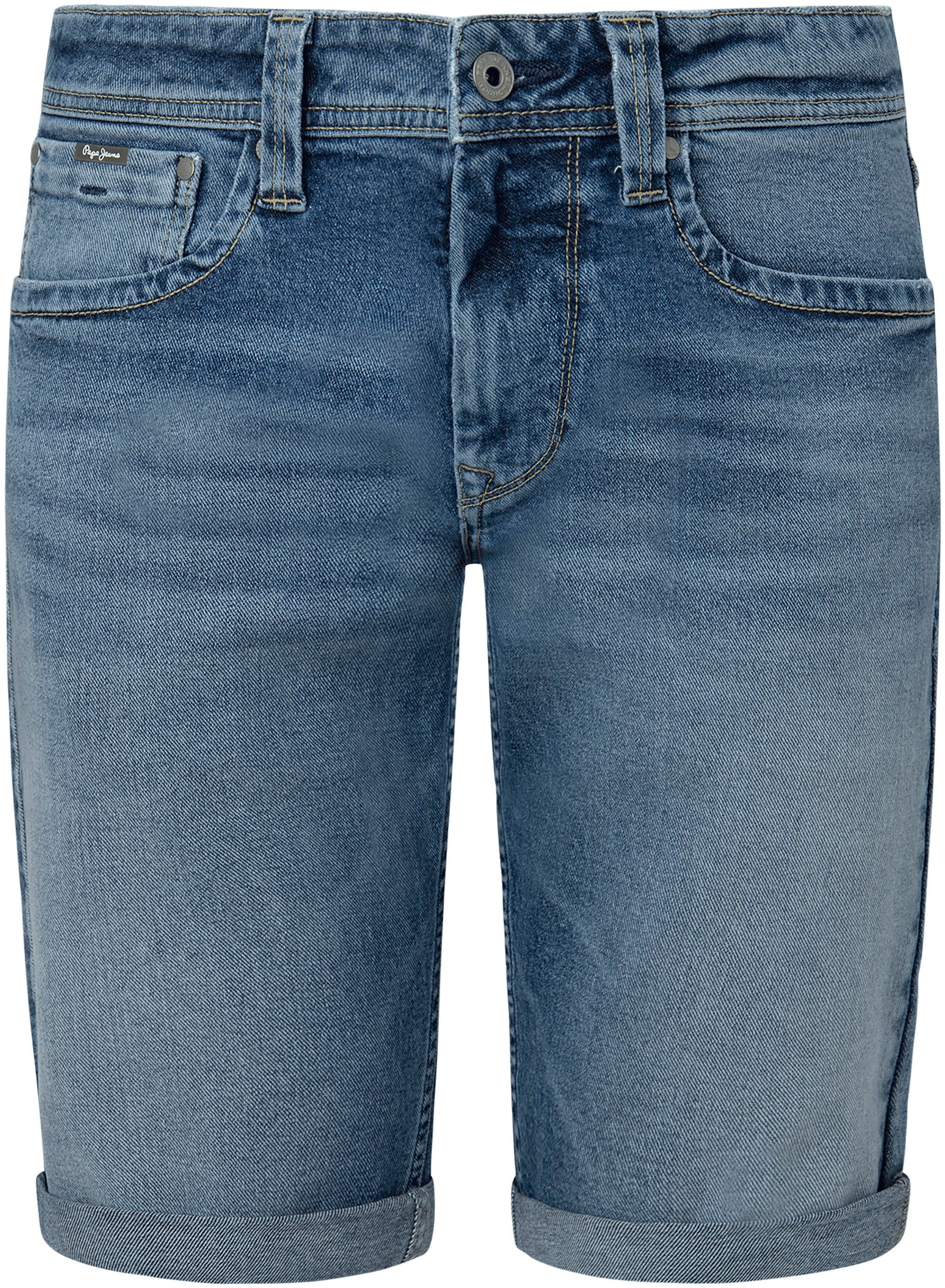 3. Bild von Pepe Jeans Jeansshorts »CASH«, in Used-Waschung