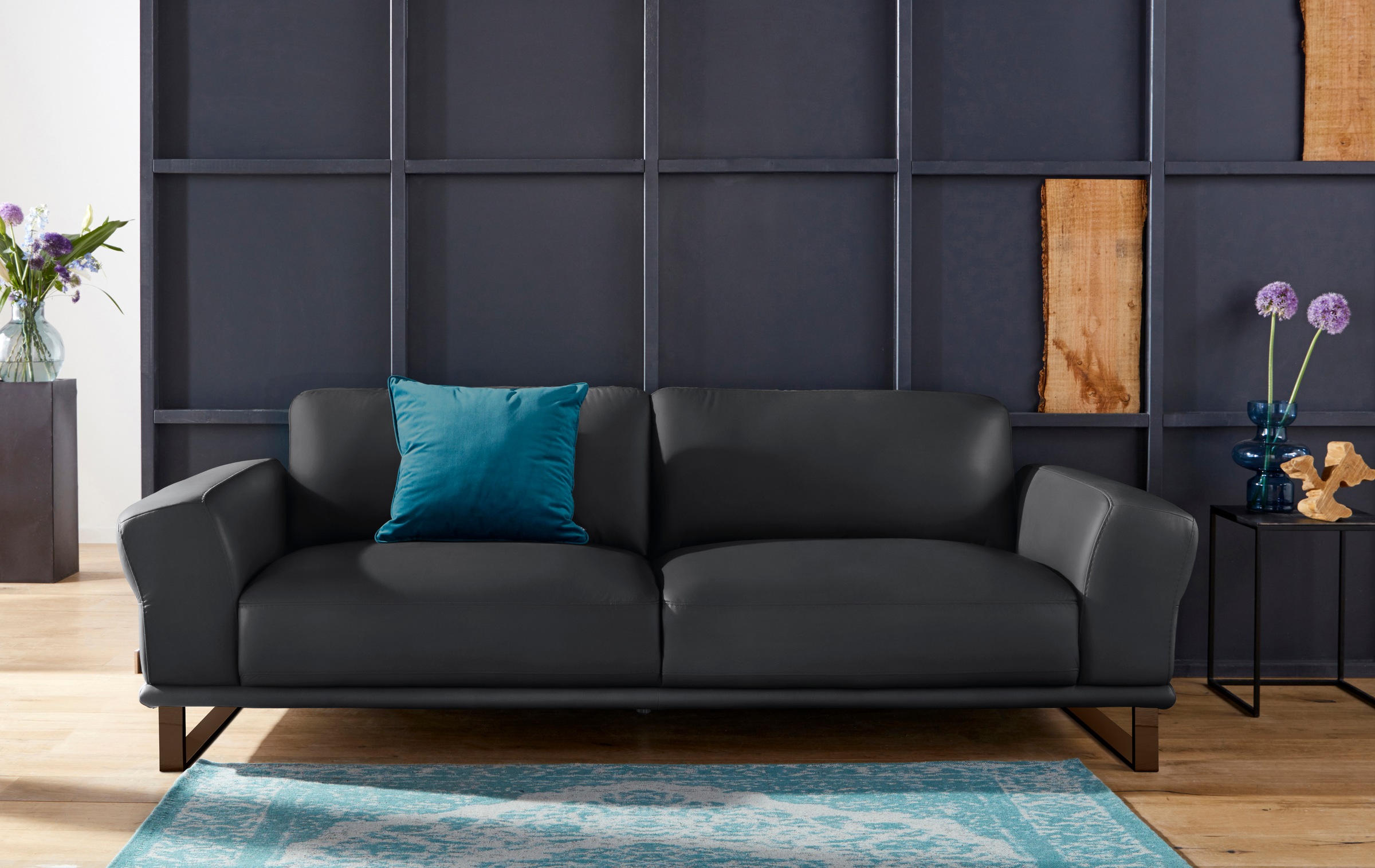 W.SCHILLIG 2,5-Sitzer "montanaa" mit Metallkufen in Bronze pulverbeschichte günstig online kaufen