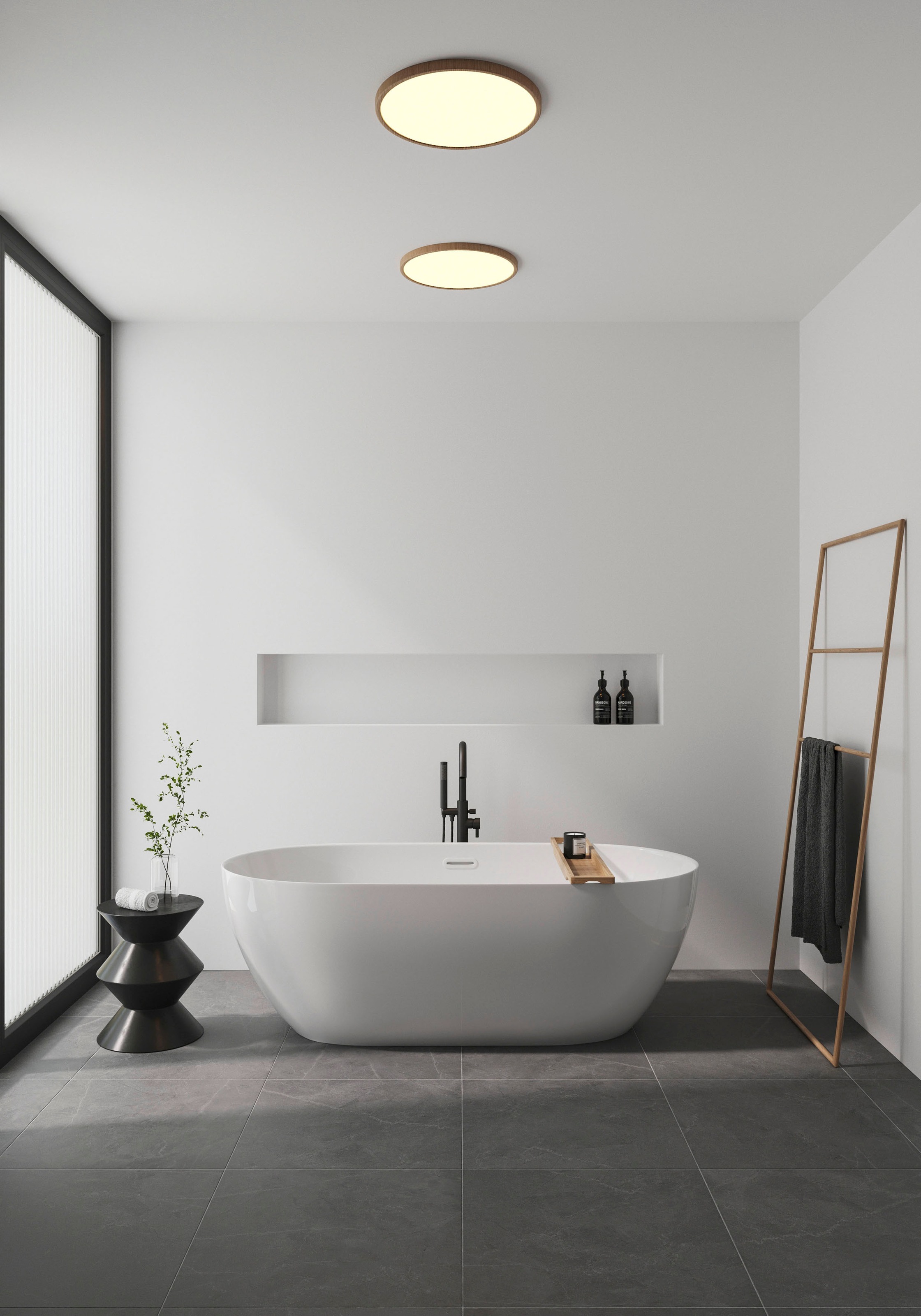 Nordlux LED Deckenleuchte »Oja 42 IP54 2700K Dim«, 1 flammig, Leuchtmittel günstig online kaufen