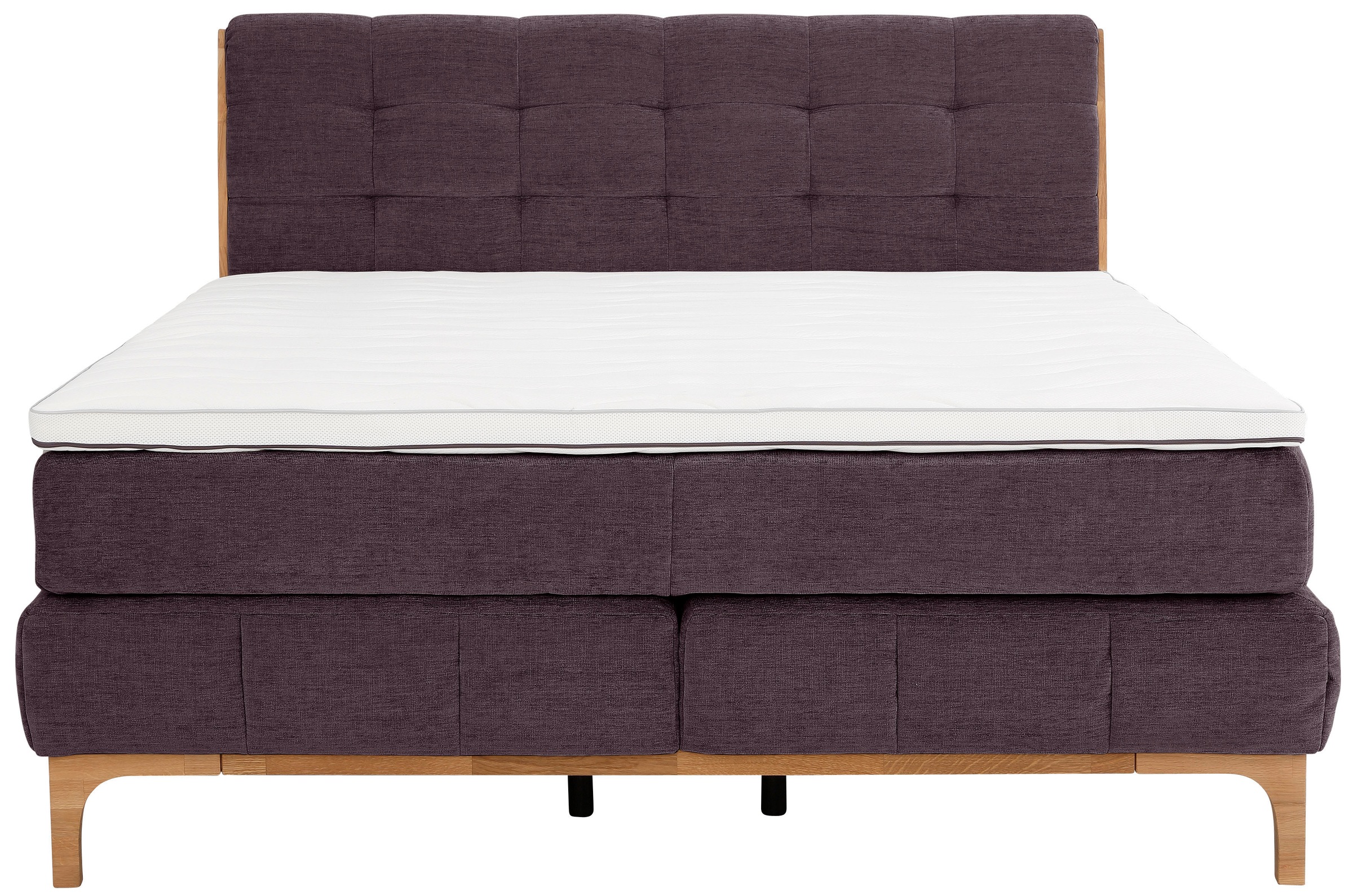 OTTO products Boxspringbett »Jelle«, (5 St.), zertifizierte, recycelte Bezugsstoffe, verschiedene Ausführungen