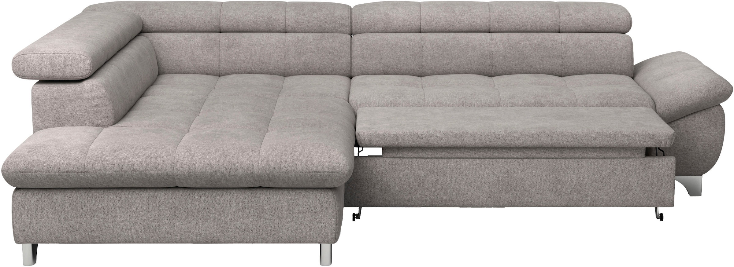 COTTA Ecksofa »Gemini L-Form«, mit Kopfteilverstellung, wahlweise mit Bettfunktion