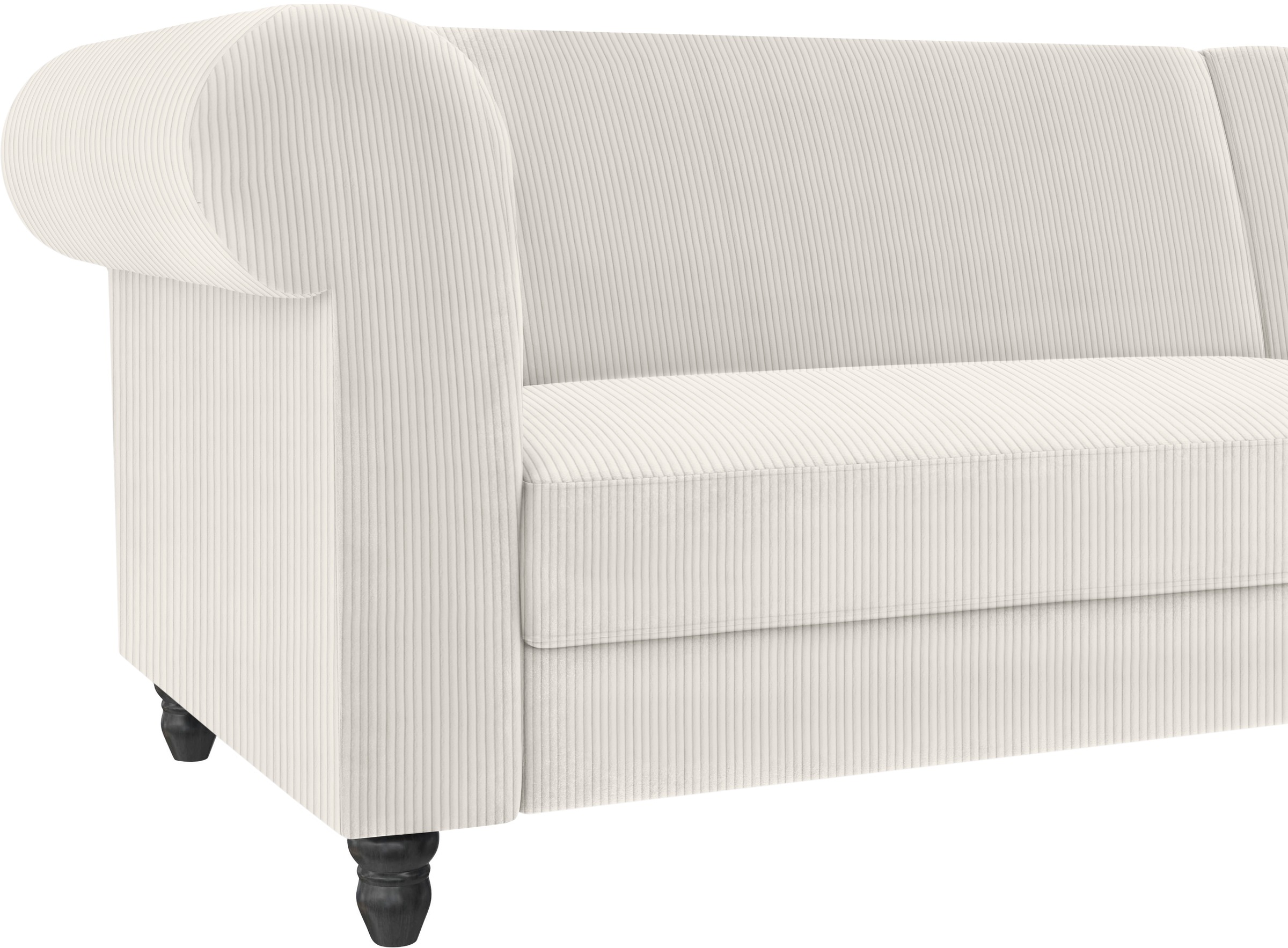 Dorel Home Ecksofa »Felix II, L-Form, Schlafsofa 241cm (Liegefl. 108/195 cm),«, verstellb. Rückenlehne, Recamiere wechselbar, Cord