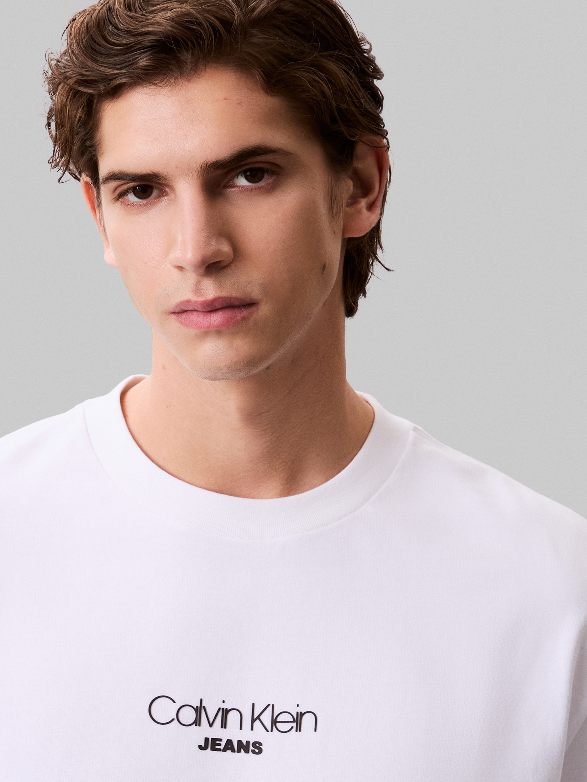 Calvin Klein Jeans T-Shirt Relaxed Fit, Rundhalsausschnitt, Logoprint