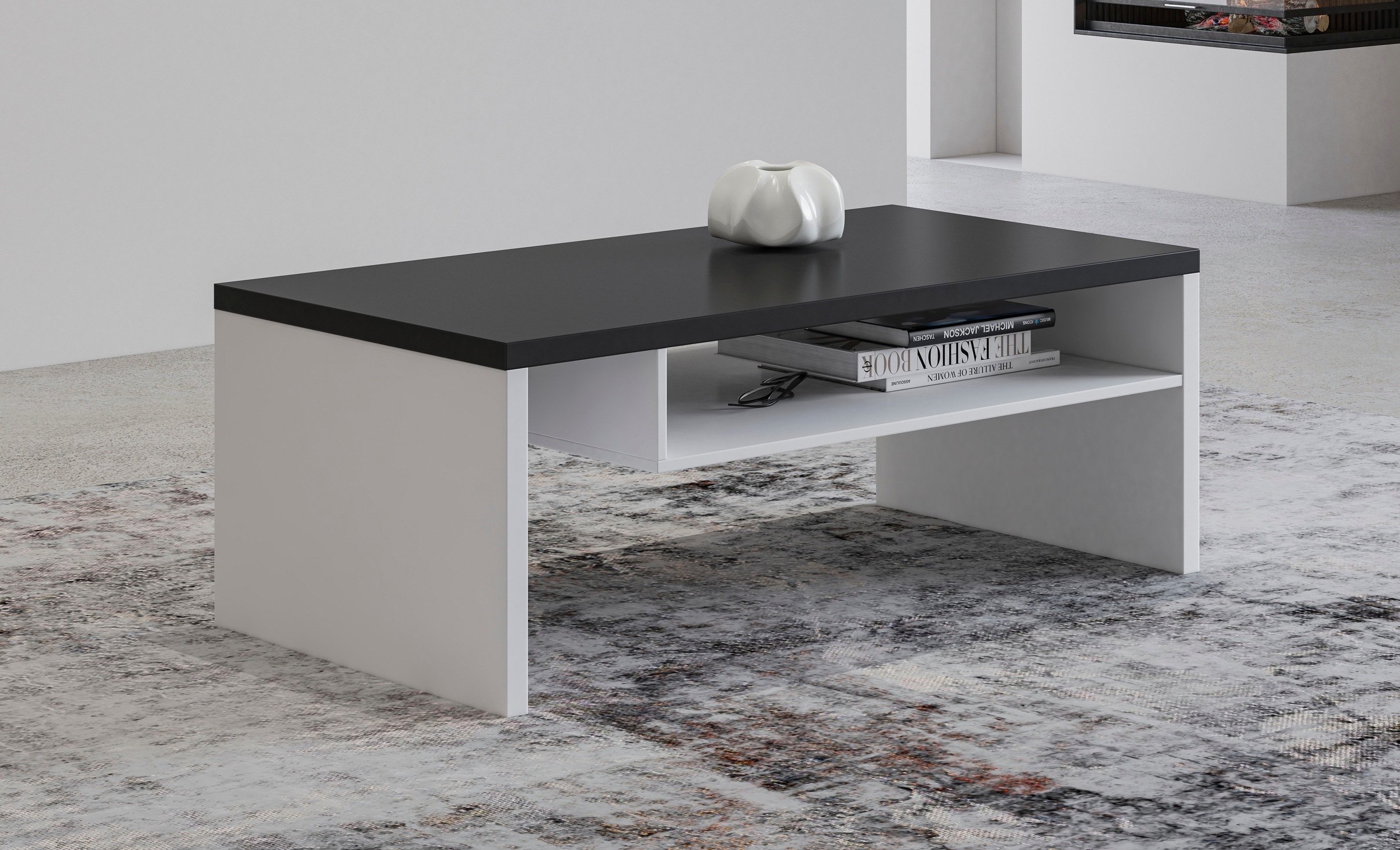 INOSIGN Couchtisch »Cross, Breite 120 cm, moderner Sofatisch für Wohnzimmer günstig online kaufen