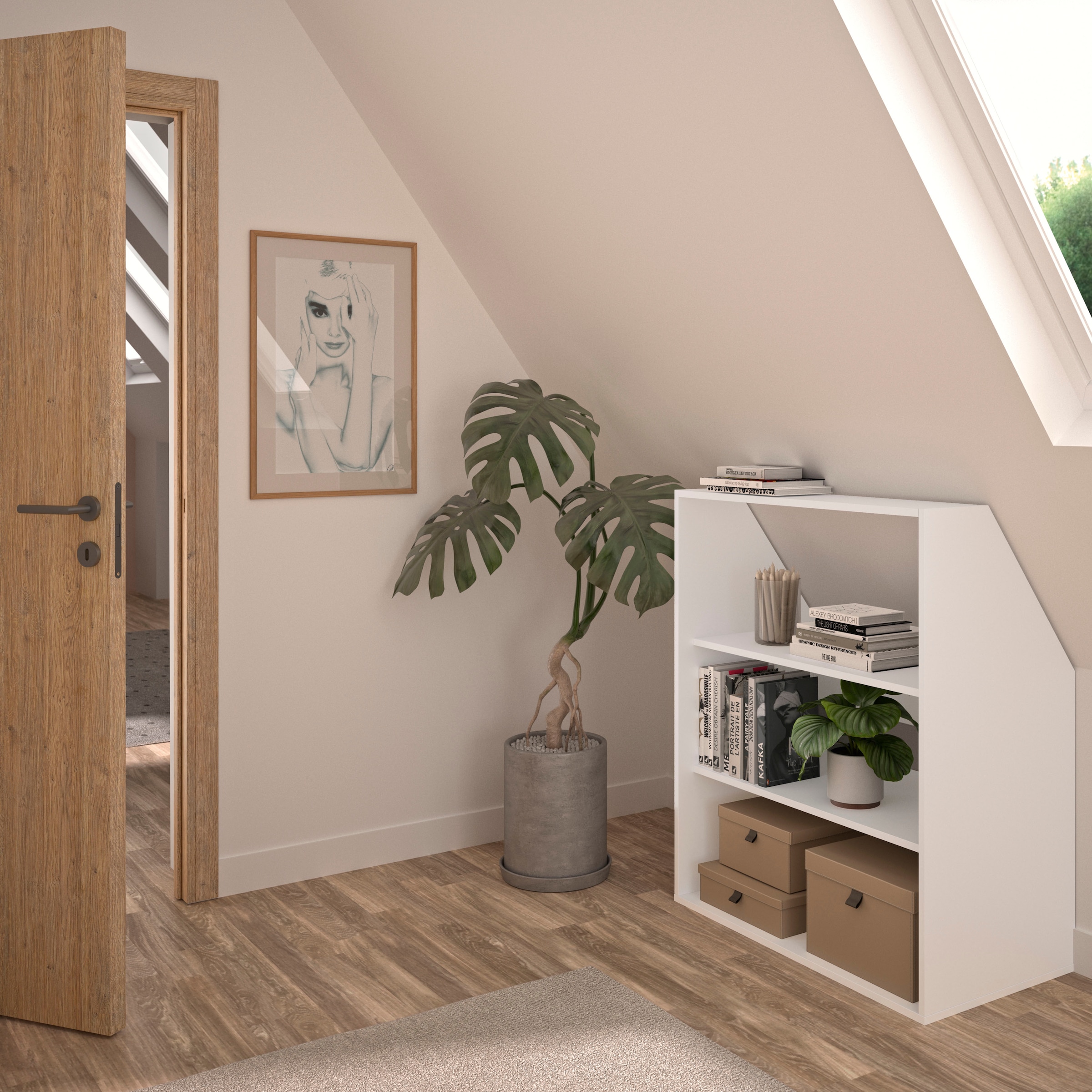 Gami Kleiderschrank »UNDER« Schrägschrank mit einer Tür