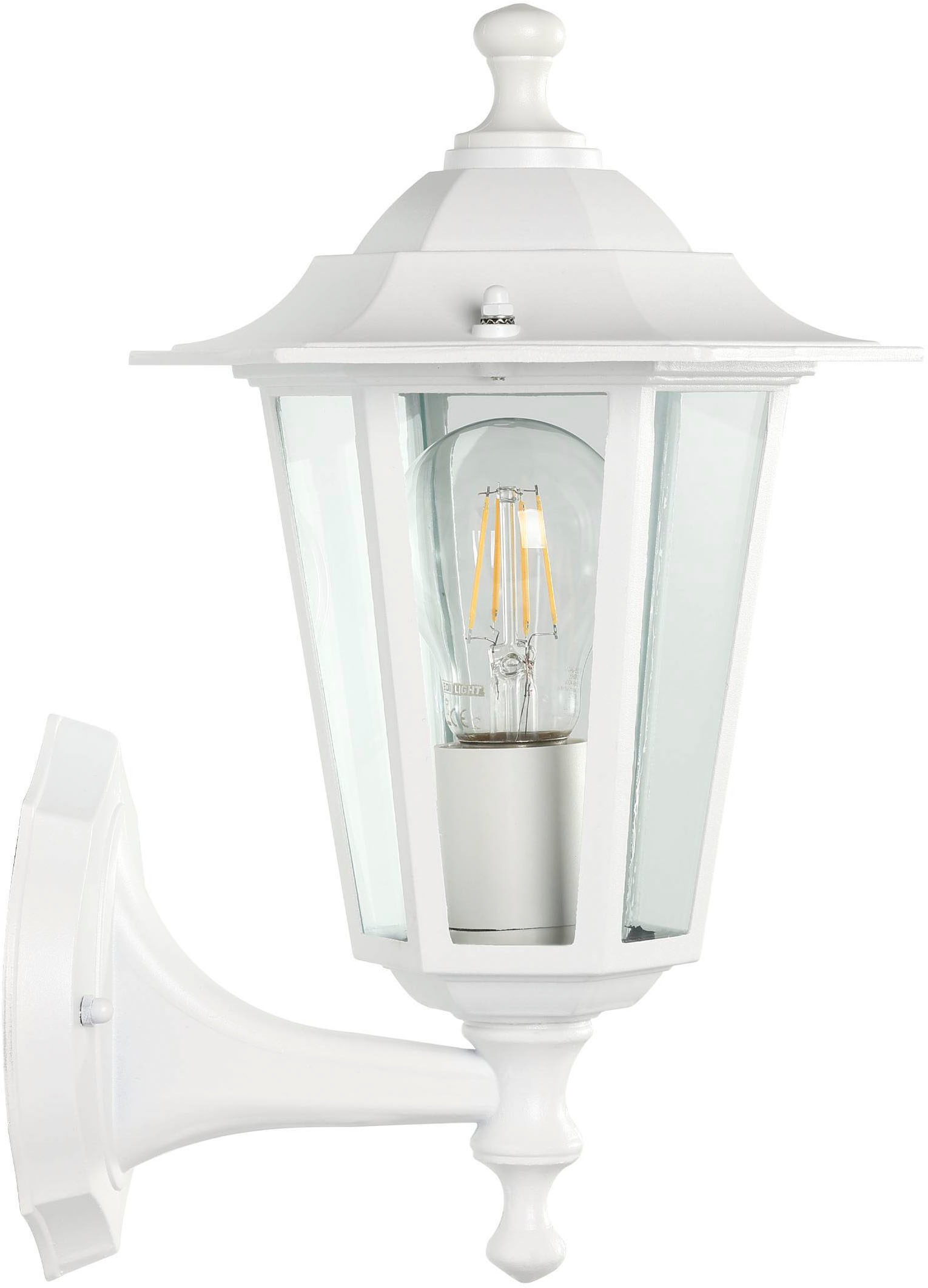 EGLO LED Wandleuchte »LATERNA 5 L16,5 x H32 x AL23 cm, Wandlampe für den Au günstig online kaufen