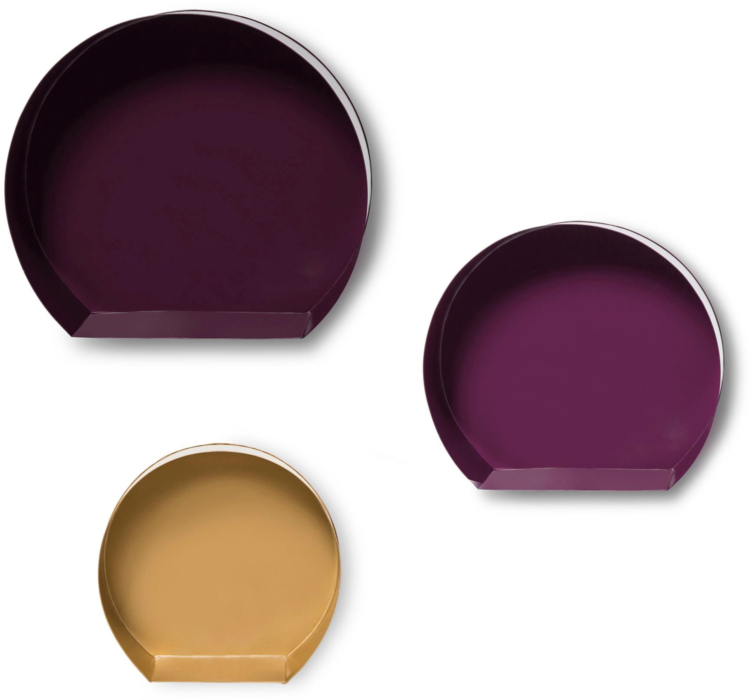 Kayoom Deko-Wandregal »Wandregal-Set Triple 110« 1 Stk. tlg. günstig online kaufen