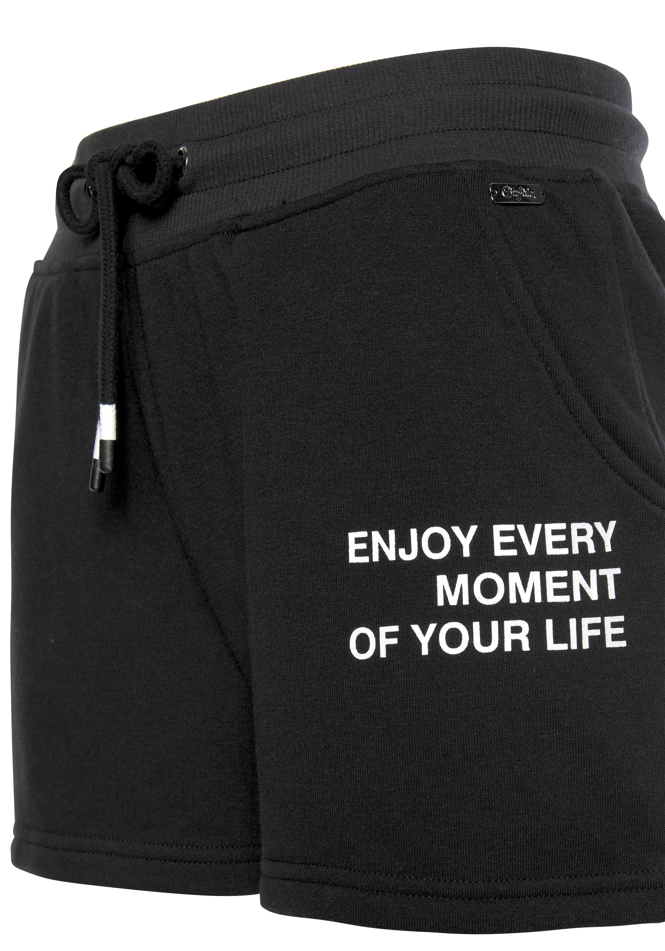 Buffalo Sweatshorts, mit Statement Druck, Loungewear