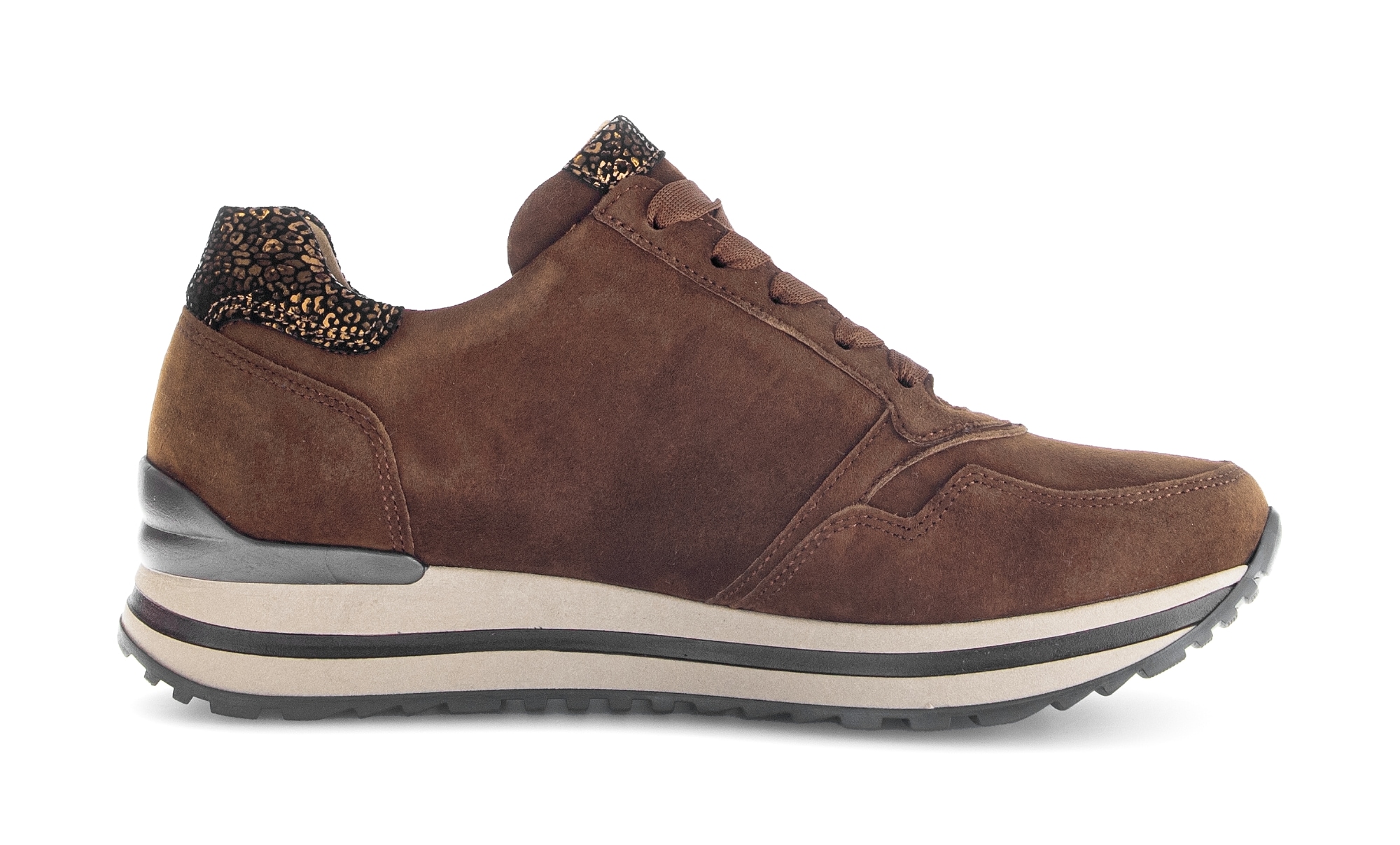 Gabor Keilsneaker »Turin«, Freizeitschuh, Halbschuh, Schnürer, gepolsterter Schaftrand, H-Weite