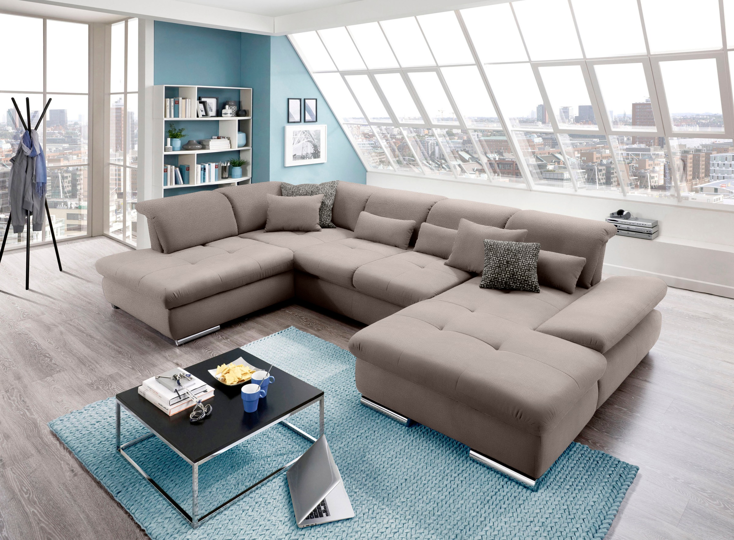 set one by Musterring Wohnlandschaft »SO 4100 komfortable Federkernunterfed günstig online kaufen