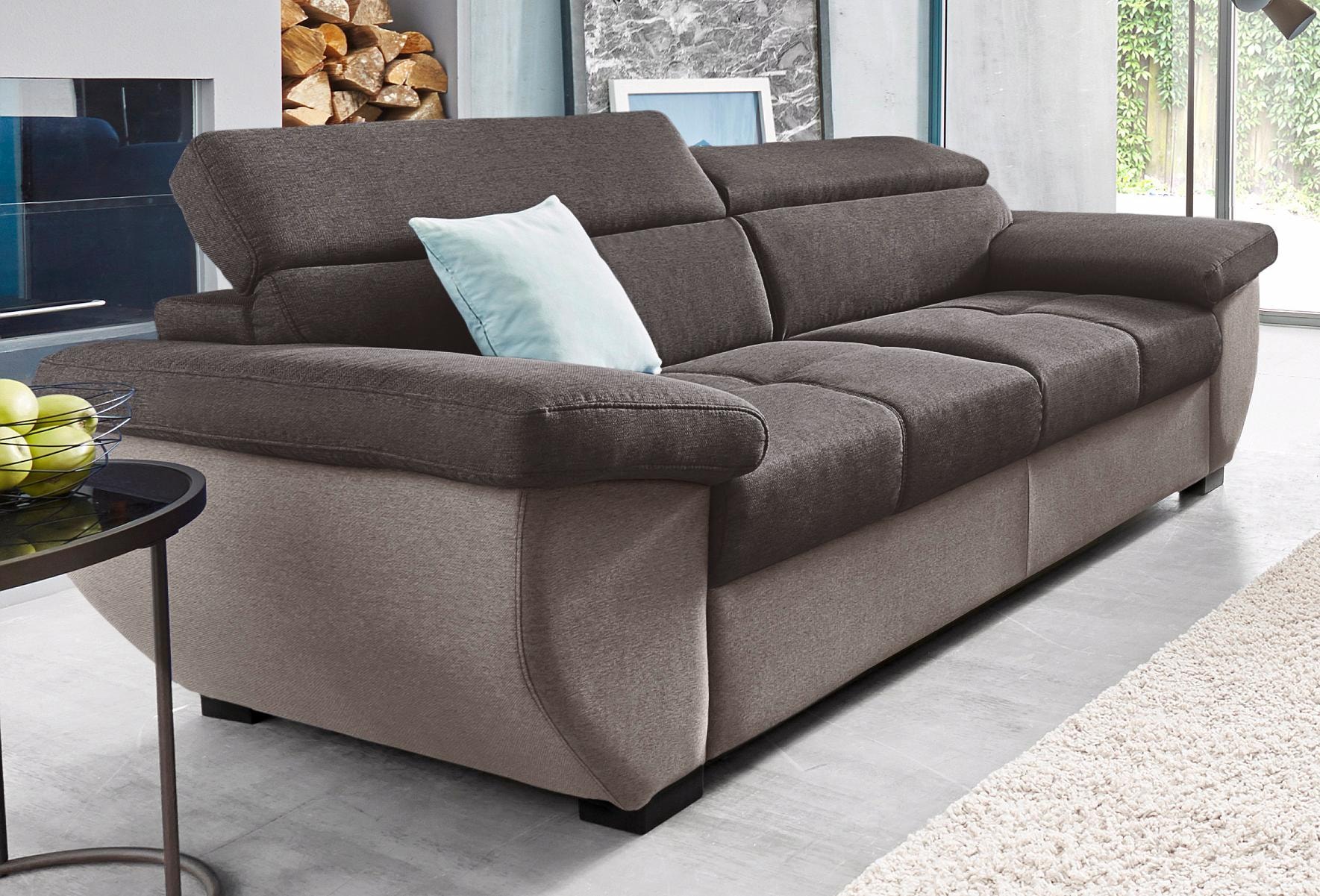 COTTA 2,5-Sitzer »Speedway«, Big-Sofa mit Kopfteilverstellung günstig online kaufen