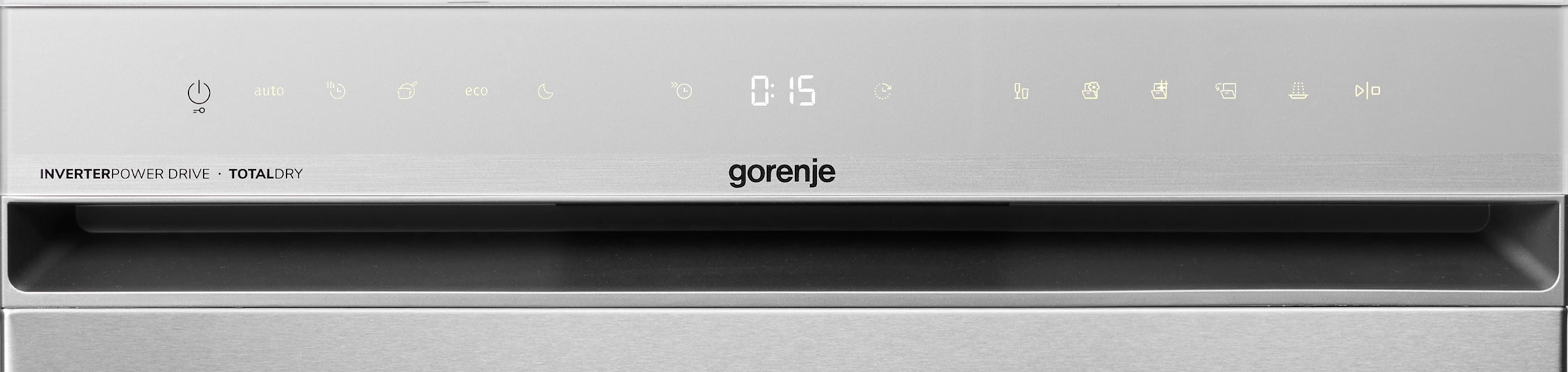 GORENJE Unterbaugeschirrspüler »GU663C95X« 9,4 l 16 tlg. Maßgedecke 16 Maßgedecke, auto. Türöffnung, Besteckschublade