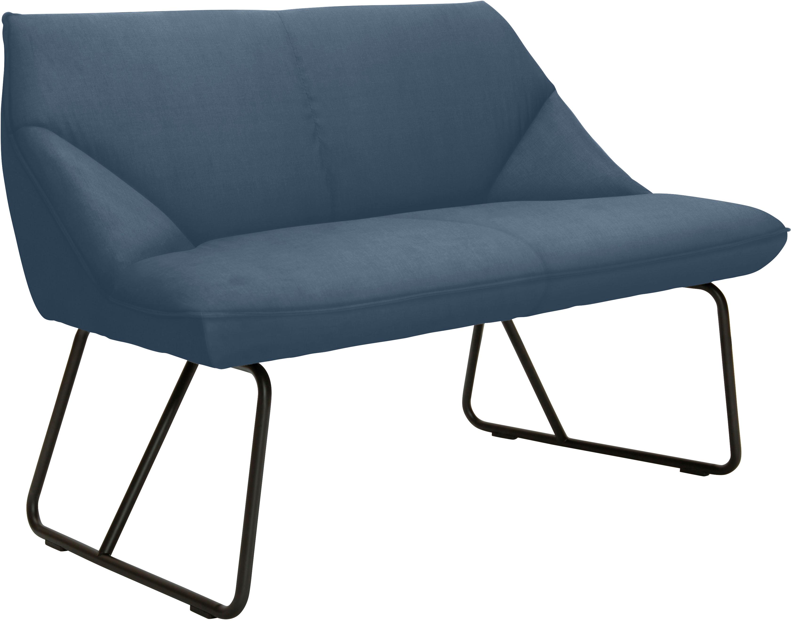 Sitzbank „CUSHION“, ink blue STC 6 + schwarz B/H/T: 134 cm x 83 cm x 65 cm